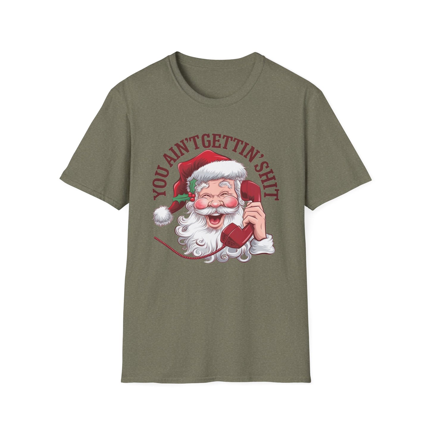 Funny Christmas T-Shirt, Holiday Gift, Santa Humor Tee, Unisex Graphic Shirt, Xmas Party Outfit, Unique Gift Idea