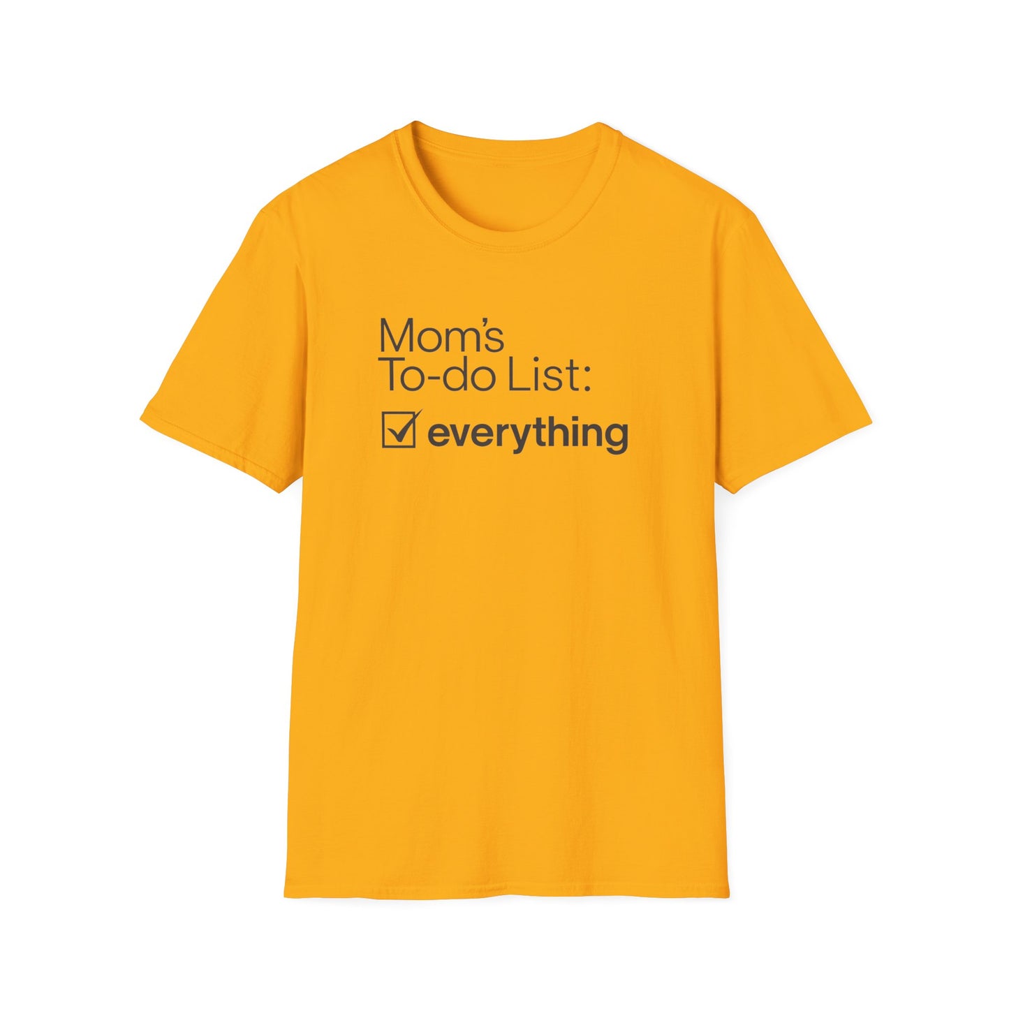 Mom's To-Do List T-Shirt, Funny Gift for Moms, Women's Casual Tee, Mother's Day Gift, Everyday Wear, Family Humor Shirt