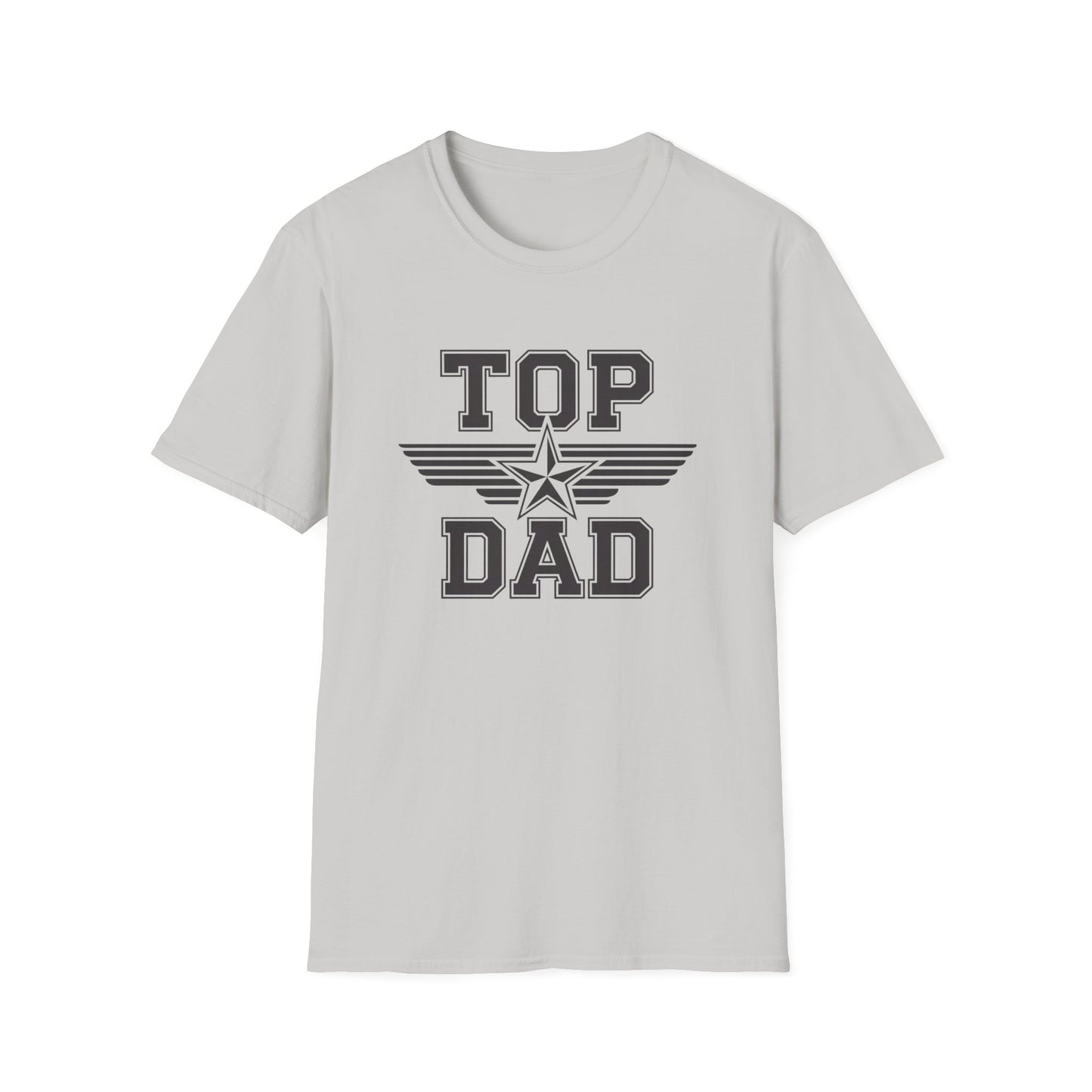 Top Dad Unisex Softstyle T-Shirt, Father's Day Gift, Casual Wear, Dad Shirt, Family Reunion Tee, Gift for Dad