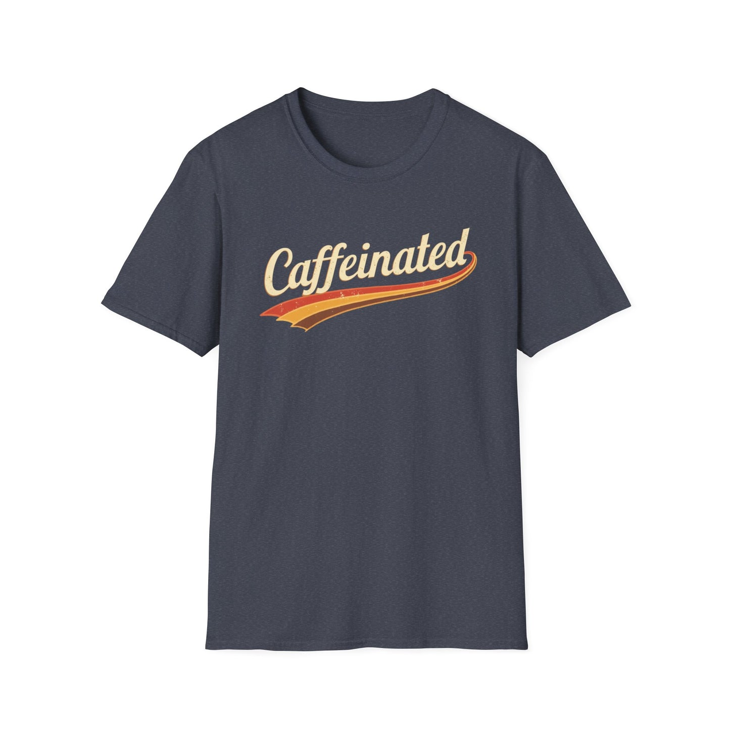 Caffeinated Unisex T-Shirt - Softstyle Casual Tee, Coffee Lover Gift, Daily Wear, Birthday Present, Relaxed Fit