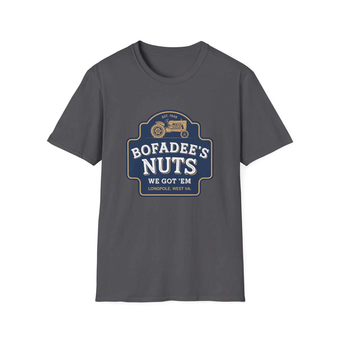 Vintage Bofadee's Nuts Unisex Softstyle T-Shirt - Fun and Casual Tees for All Occasions