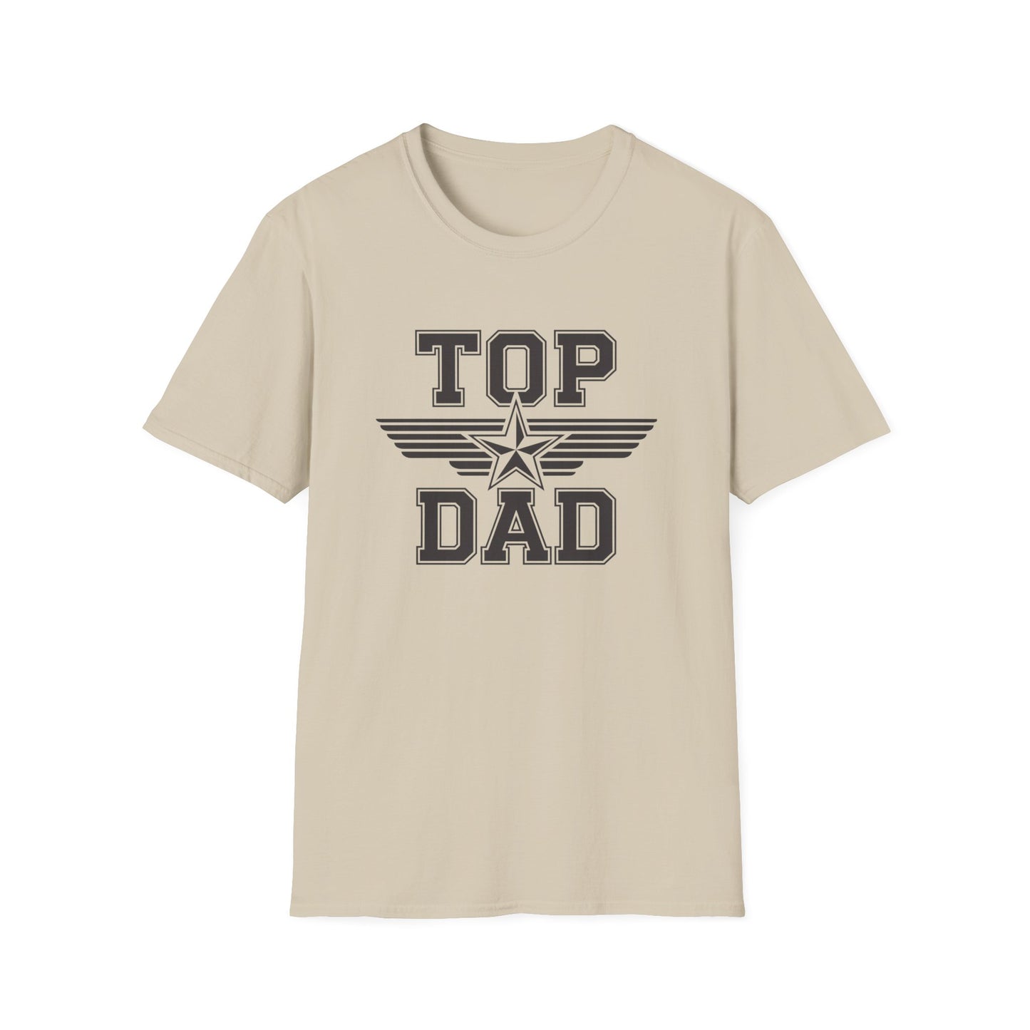 Top Dad Unisex Softstyle T-Shirt, Father's Day Gift, Casual Wear, Dad Shirt, Family Reunion Tee, Gift for Dad
