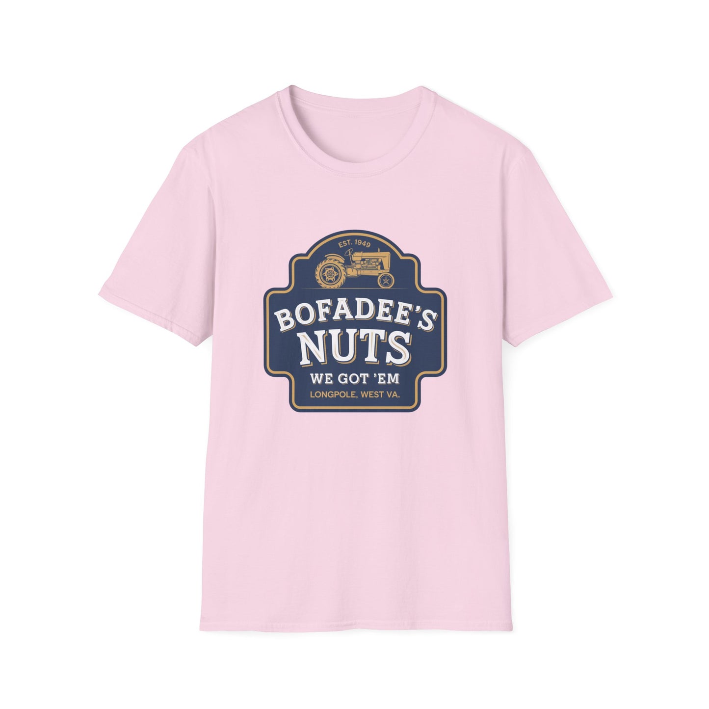 Vintage Bofadee's Nuts Unisex Softstyle T-Shirt - Fun and Casual Tees for All Occasions