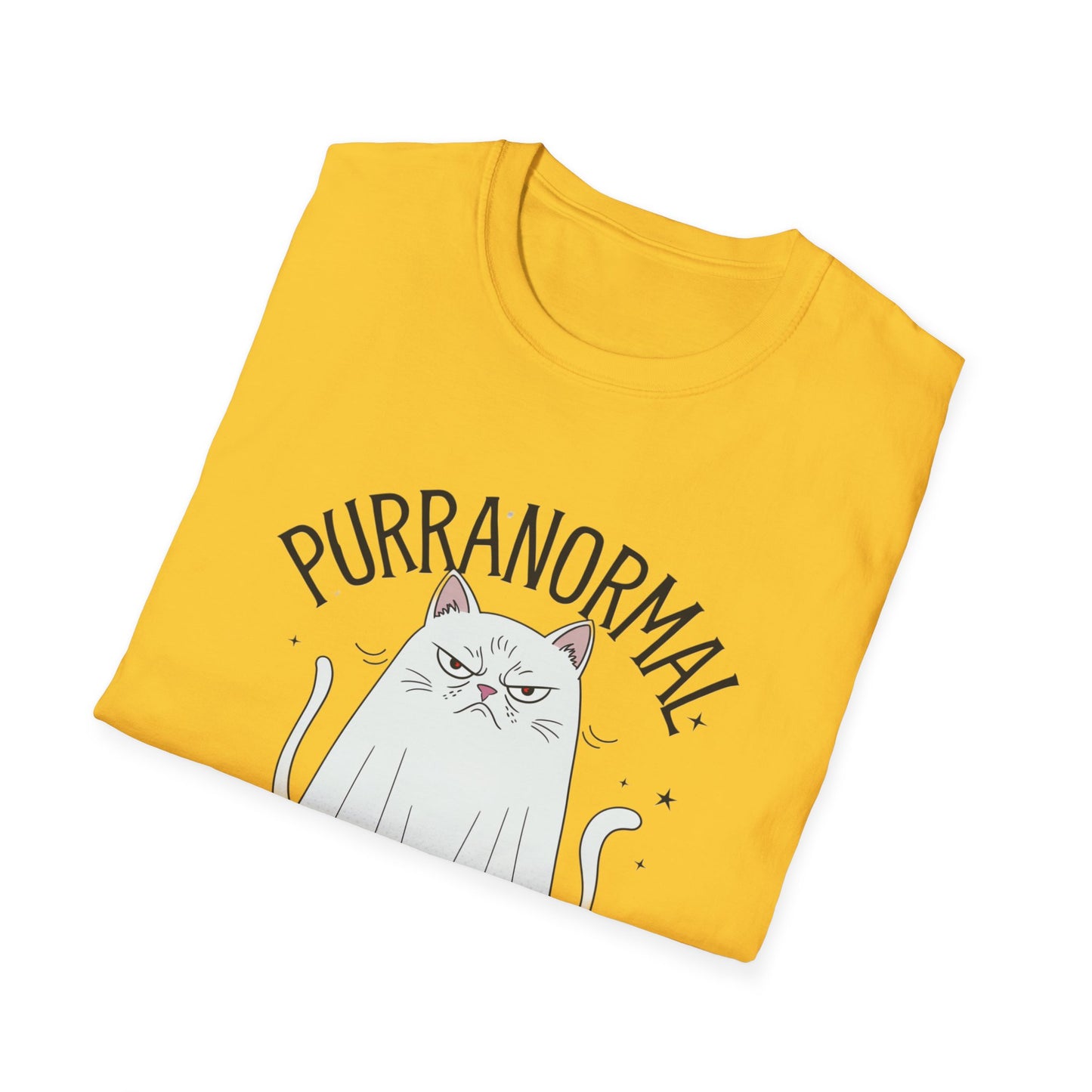 Funny Cat Tee - Purranormal Cativity T-Shirt for Cat Lovers, Gift for Pet Owners, Halloween Tee, Cozy Unisex Shirt, Cat Lover Apparel