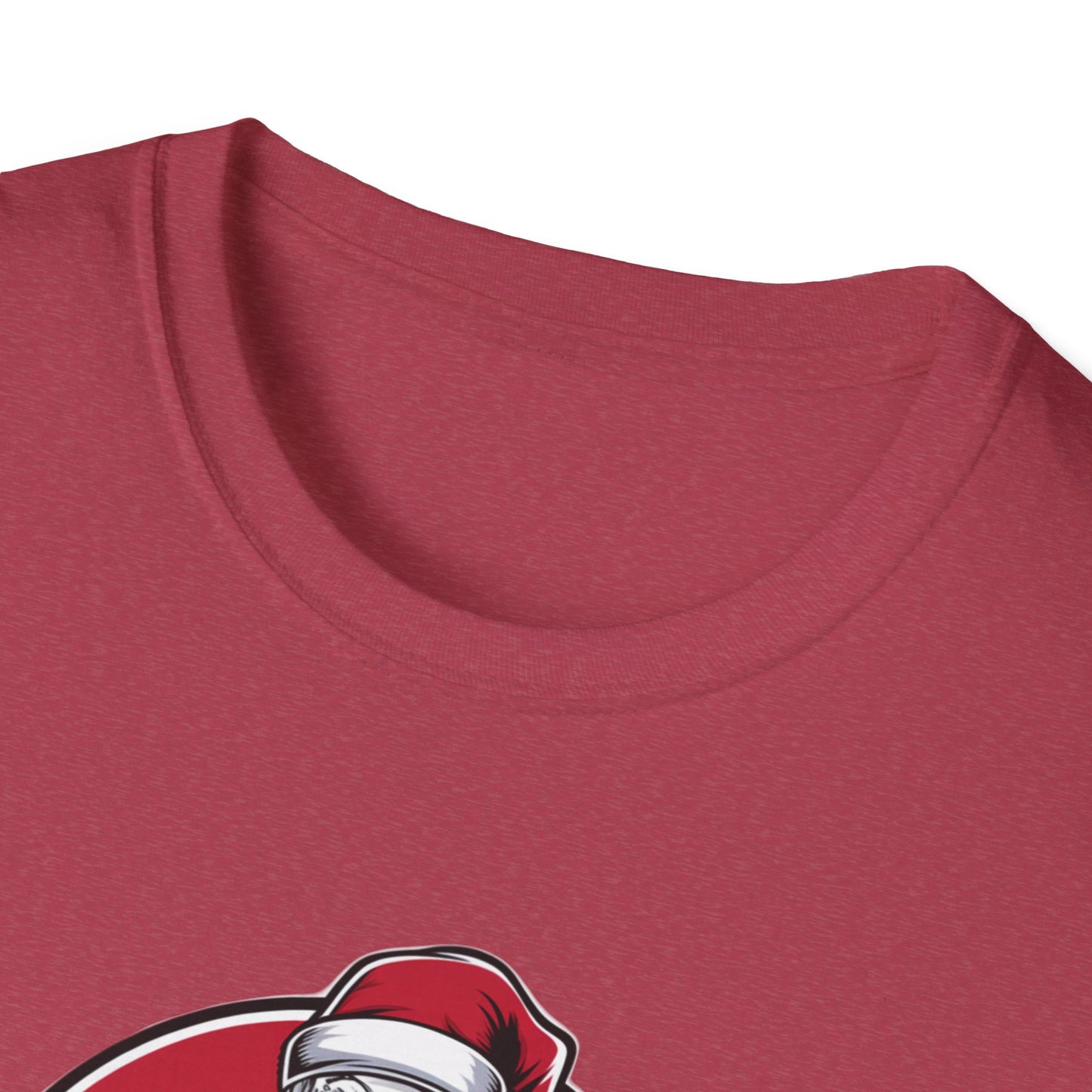 Christmas Muscle Santa Unisex T-Shirt, Holiday Gift, Funny Tee, Santa Outfit, Christmas Apparel