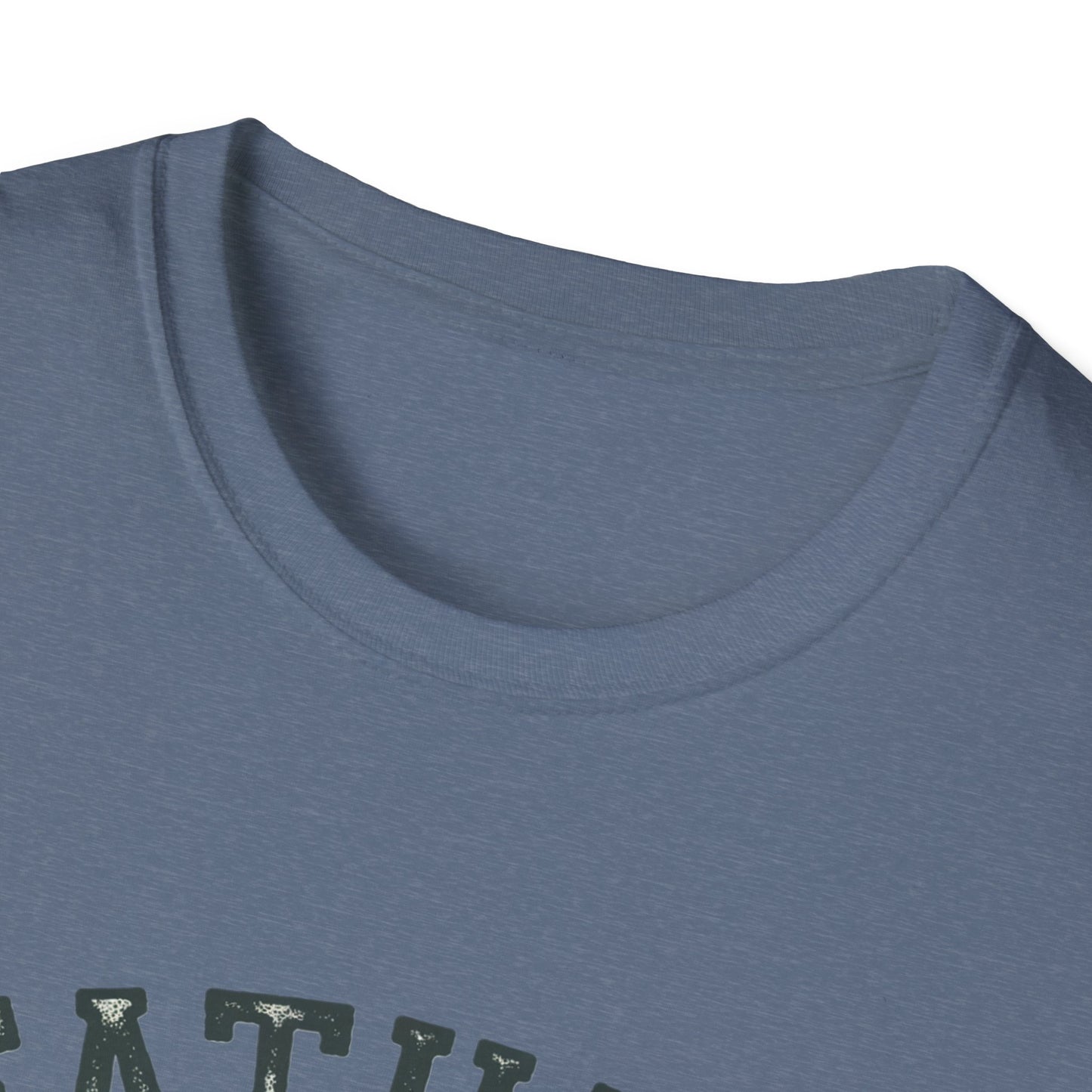 Father Mows Best Unisex Softstyle T-Shirt