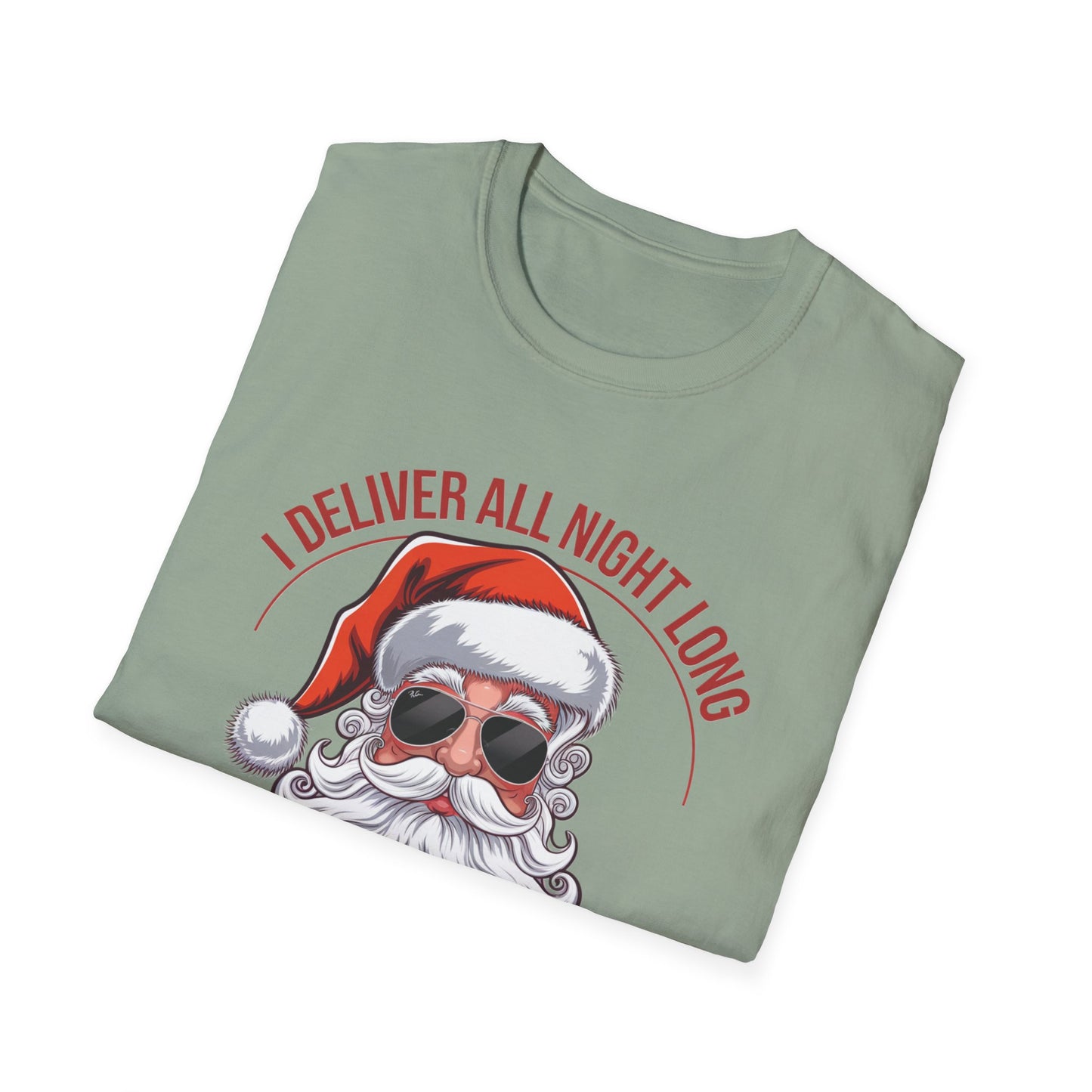 Santa Delivery T-Shirt, Funny Christmas Shirt, Holiday Gift, Relaxed Fit Tee, Unisex Tee for Christmas Lovers