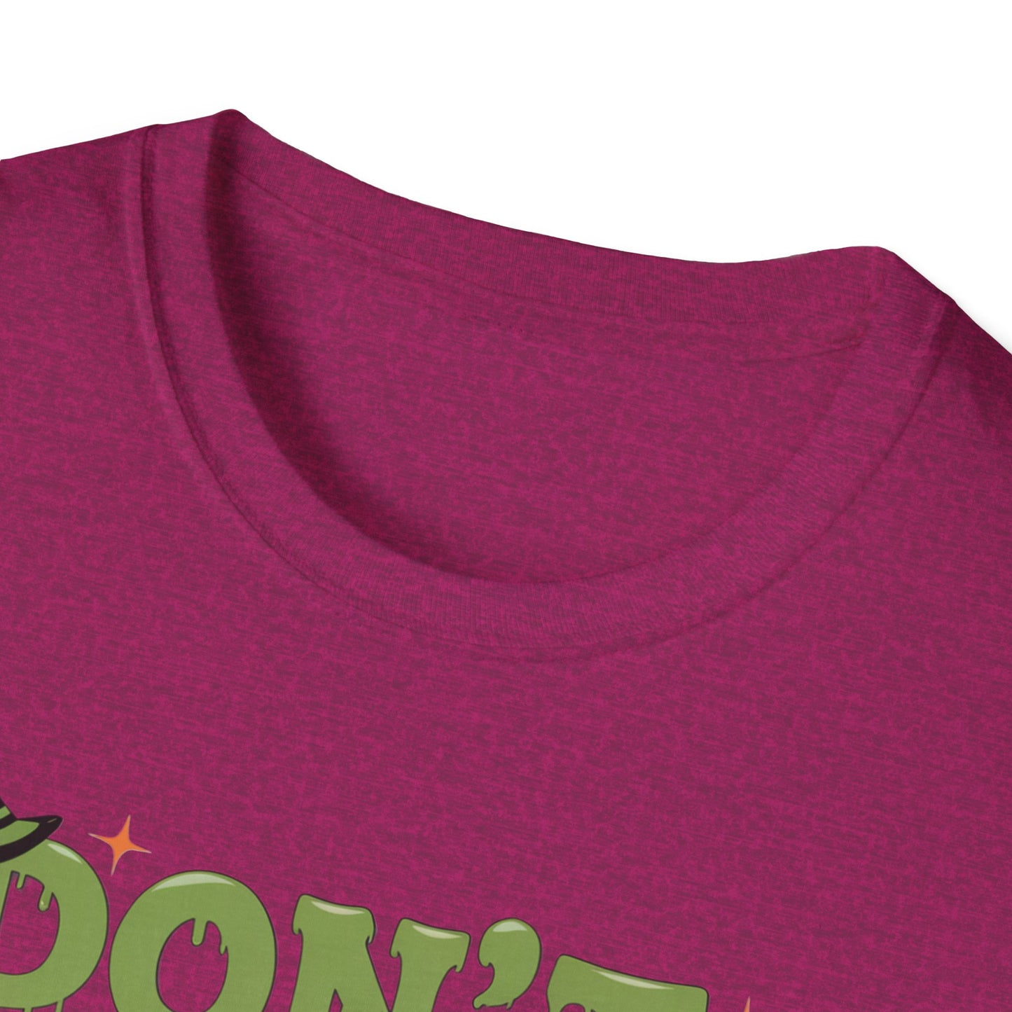 Humorous Halloween T-Shirt - Don't Be A Basic Witch, Fall Fashion, Unisex Tee, Cute Halloween Apparel, Gift for Witches