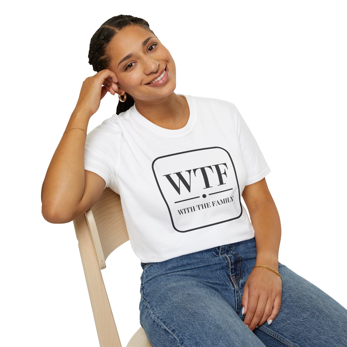 WTF with the Family Unisex T-Shirt - Fun Family Humor Tee