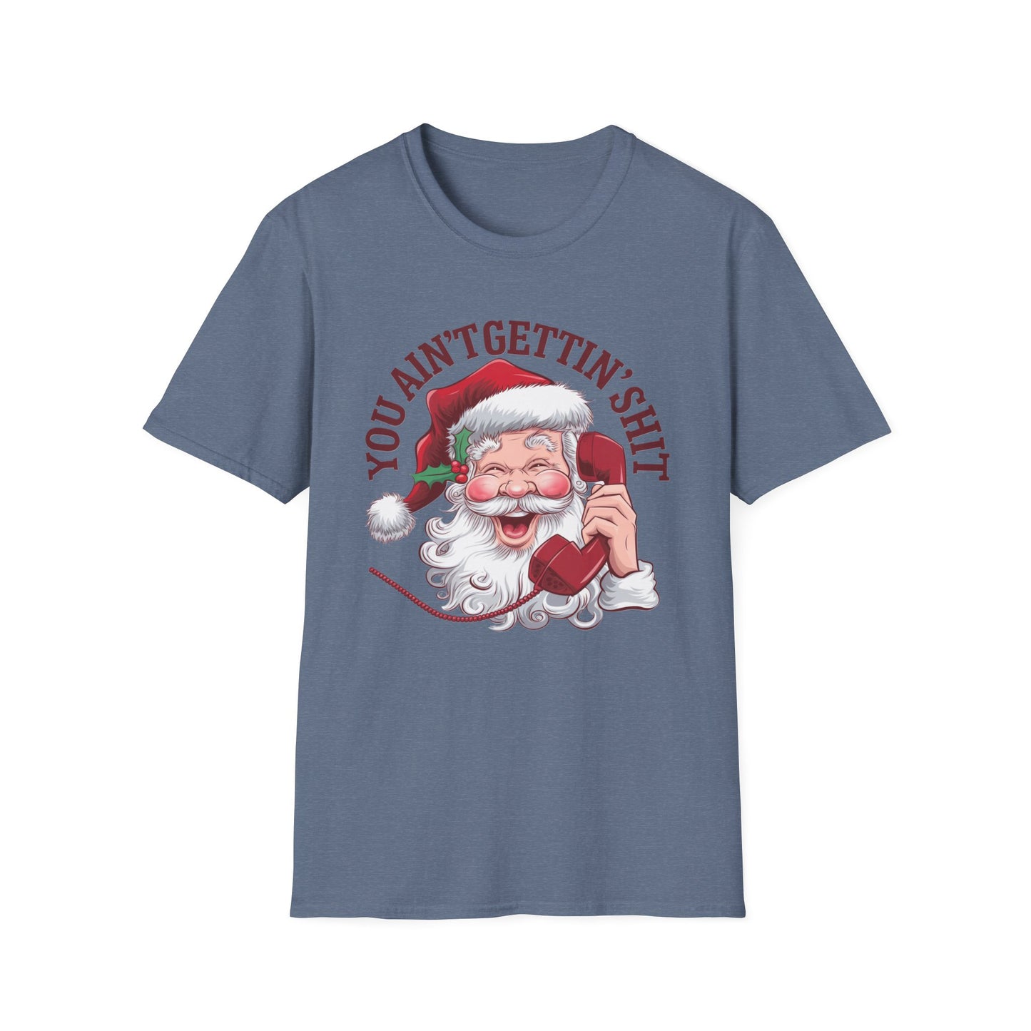 Funny Christmas T-Shirt, Holiday Gift, Santa Humor Tee, Unisex Graphic Shirt, Xmas Party Outfit, Unique Gift Idea