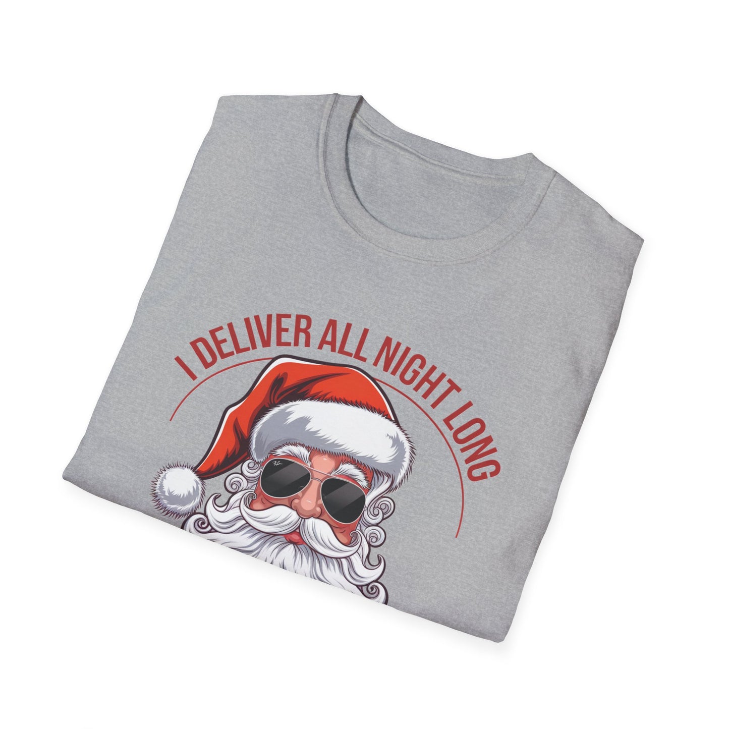 Santa Delivery T-Shirt, Funny Christmas Shirt, Holiday Gift, Relaxed Fit Tee, Unisex Tee for Christmas Lovers