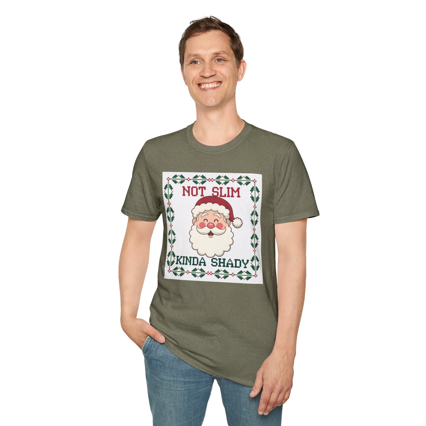 Funny Christmas T-Shirt, Holiday Humor Tee, Santa Claus Apparel, Unisex Gift, Festive Shirt, Party Wear