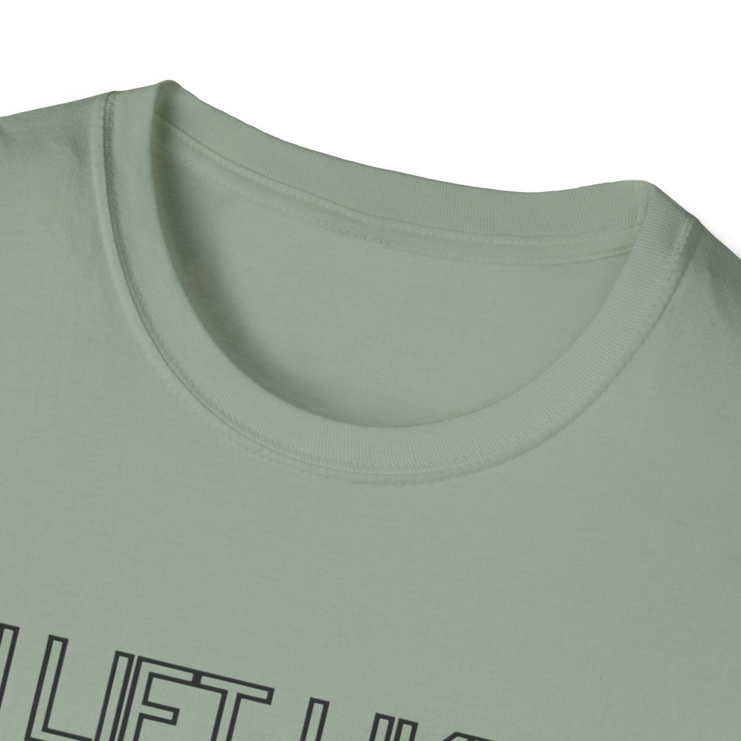 Funny Gym Motivation T-Shirt - "I Lift Like An Old Man, Try to Keep Up"