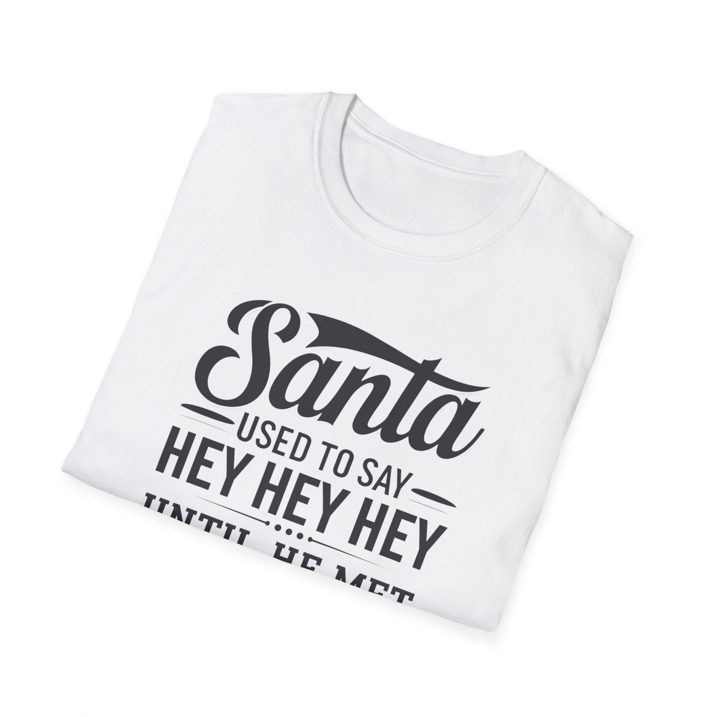 Funny Santa T-Shirt for Christmas, Holiday Shirt, Unisex Graphic Tee, Gift for Mom, Family Gathering Tee, Fun Holiday Apparel