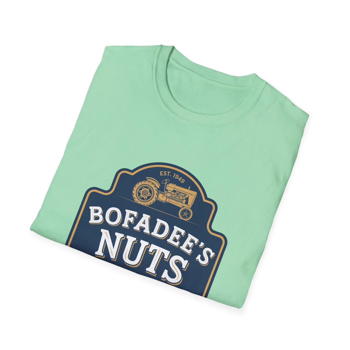 Vintage Bofadee's Nuts Unisex Softstyle T-Shirt - Fun and Casual Tees for All Occasions