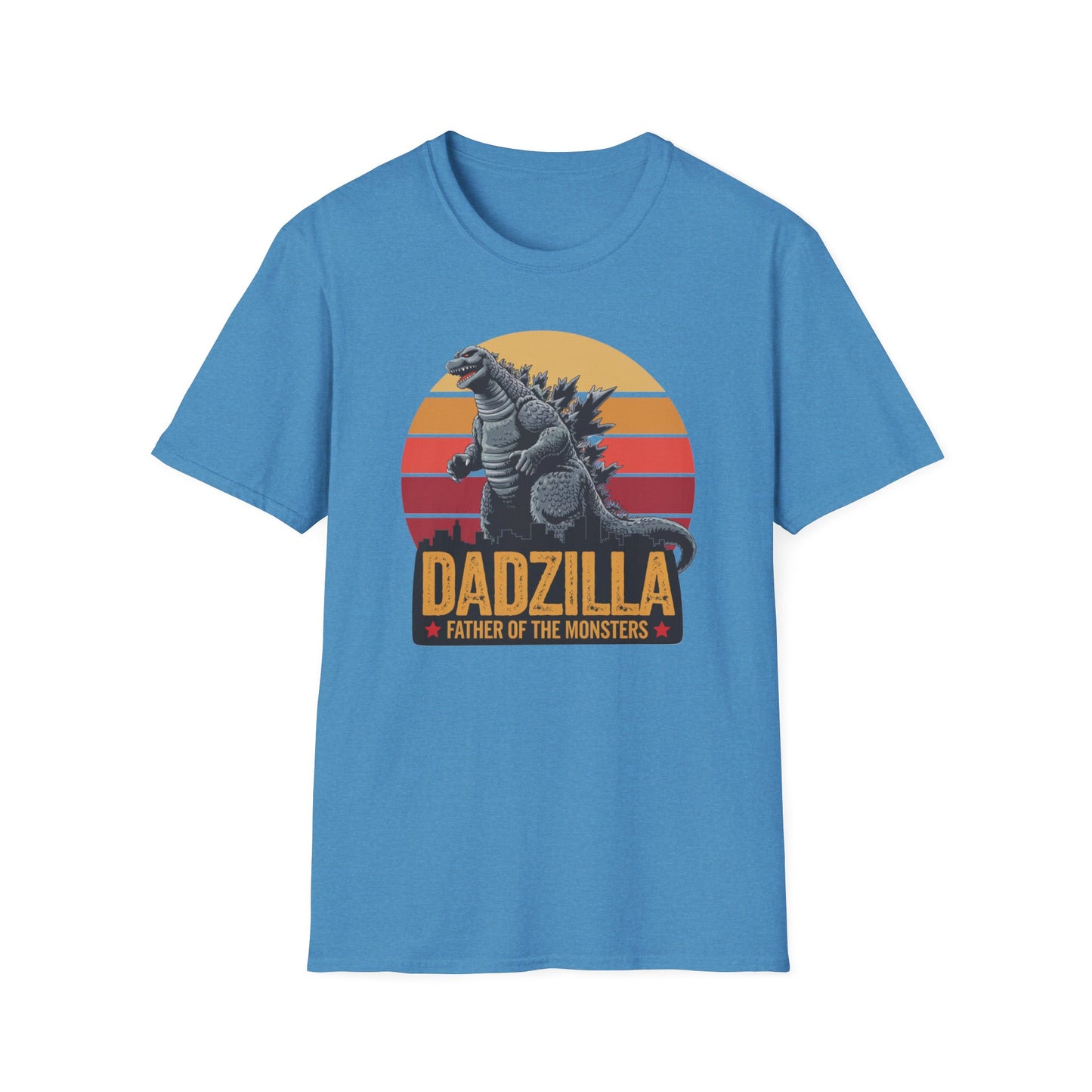 Dadzilla Tee - Unisex Softstyle T-Shirt for Dad Enthusiasts Fathers Day Gift