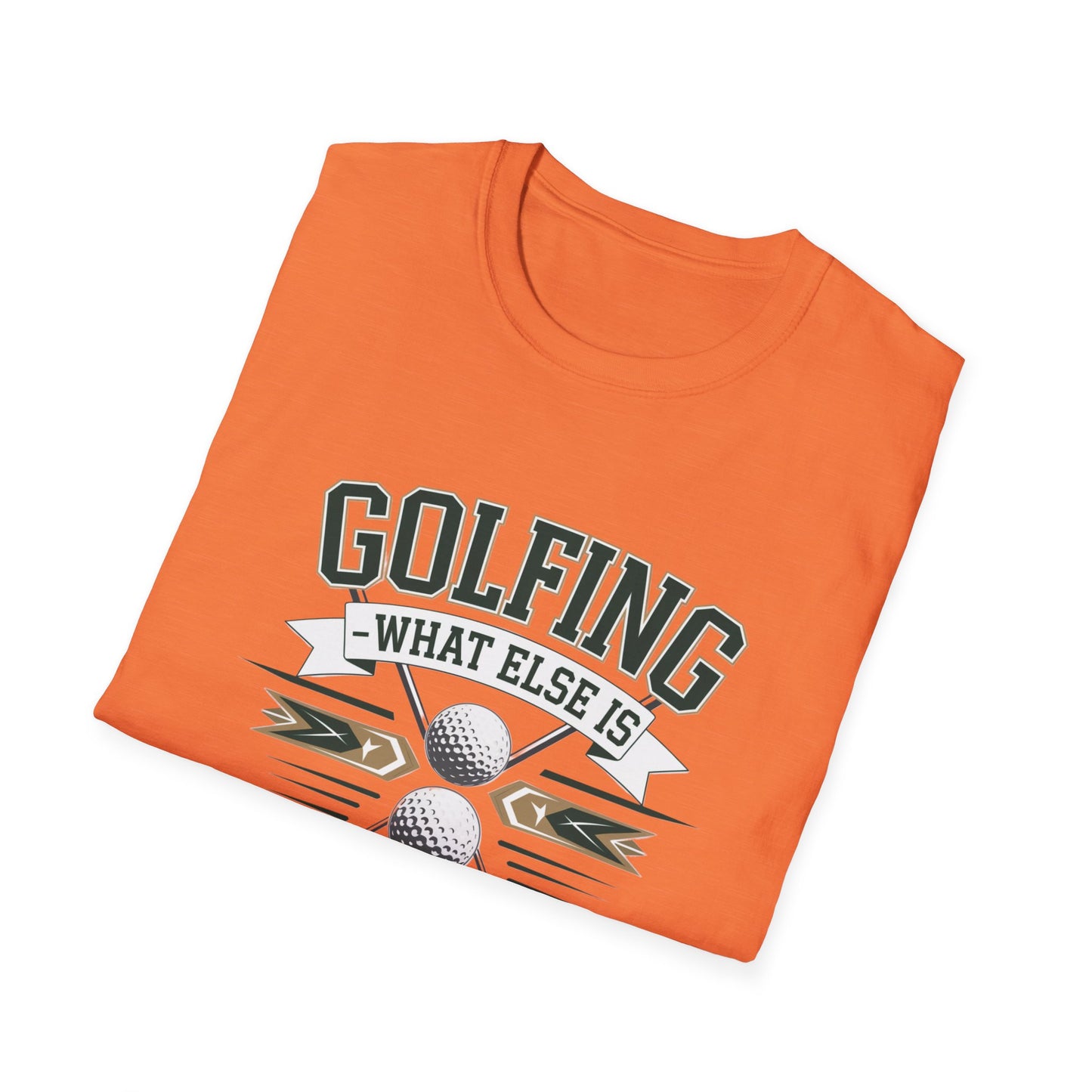 Golfing Theme Softstyle T-Shirt – Perfect for Golf Lovers!