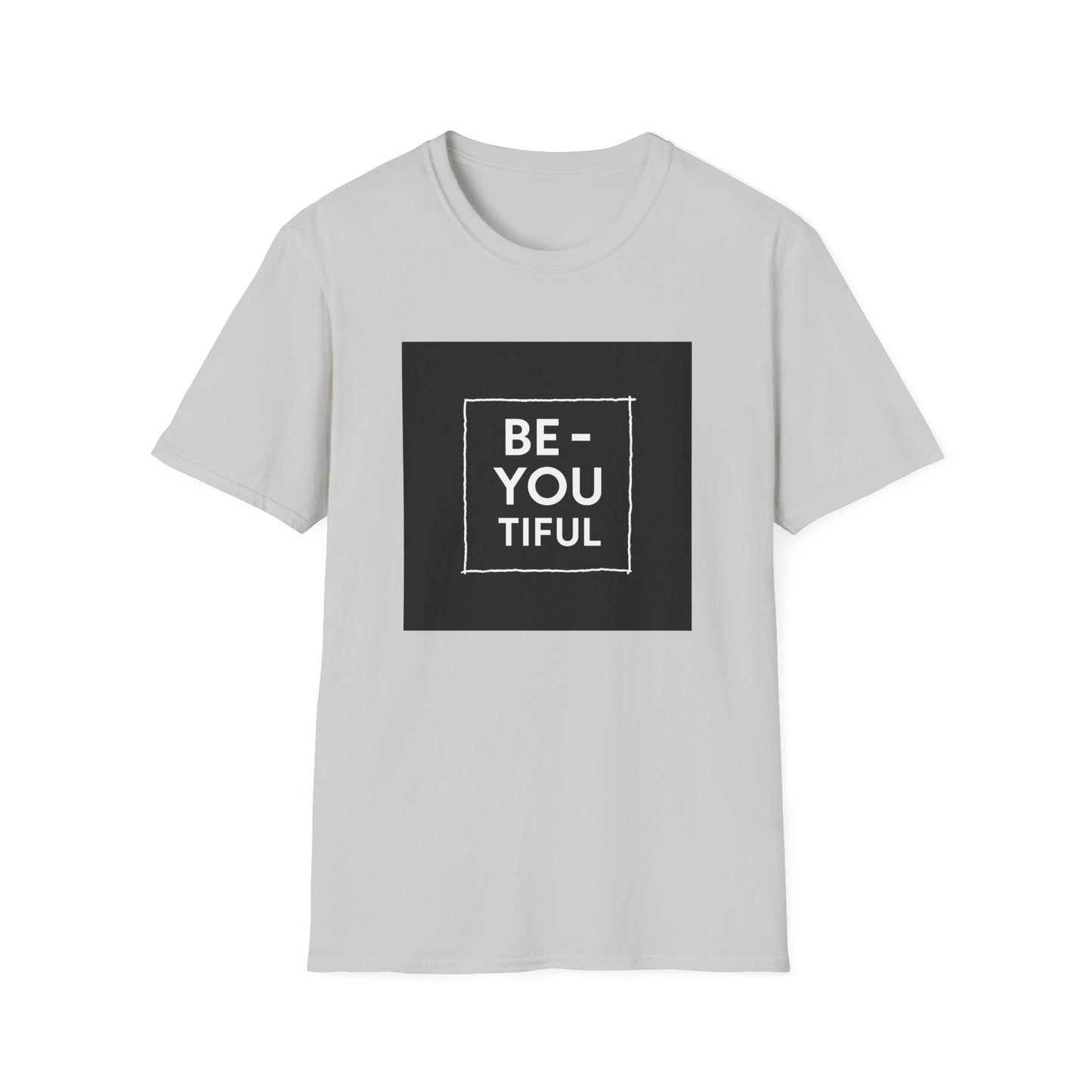 Be-You-Tiful Unisex Softstyle T-Shirt - Inspiring Message Shirt, Casual Wear, Gift for Friends, Motivational Apparel, Everyday Comfort