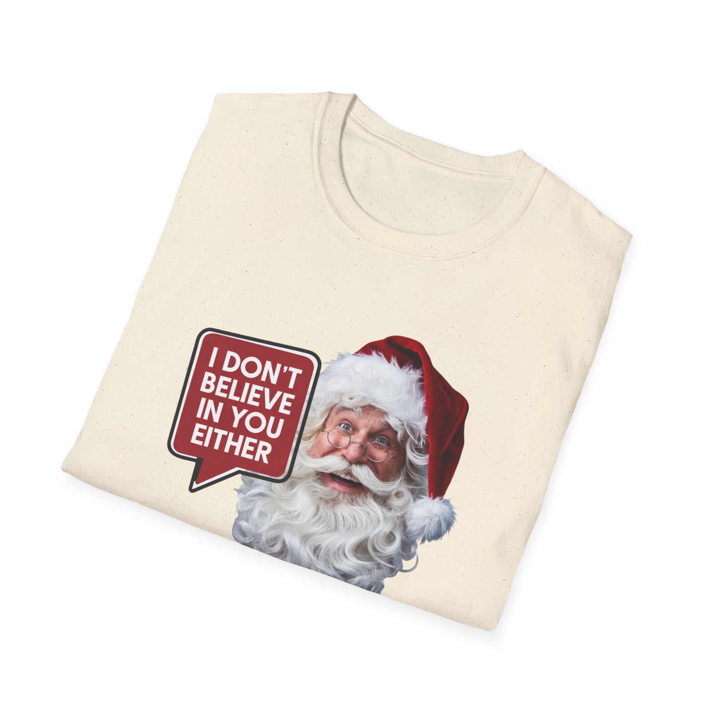 Funny Santa Holiday T-Shirt, Christmas Gift for Adults, Unisex Tee, Humor Shirt, Festive Wear, Winter Apparel