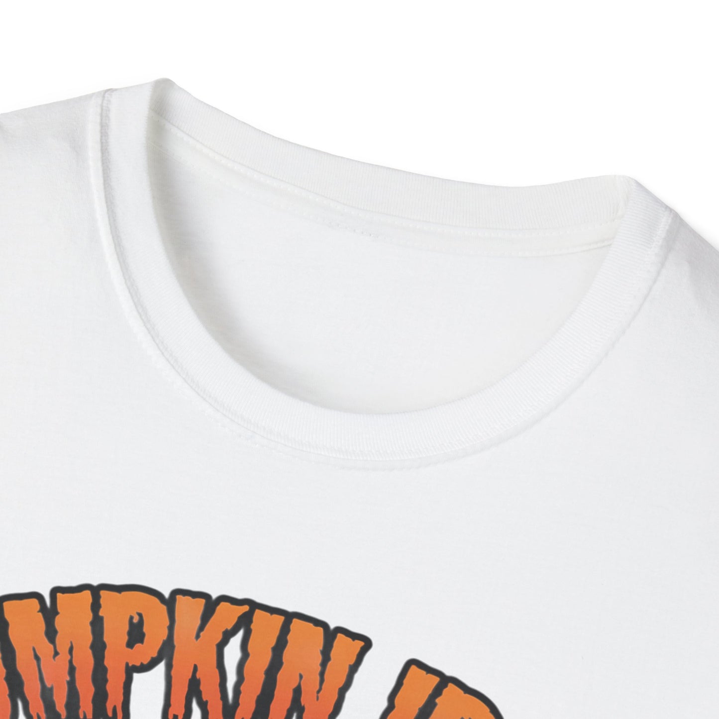 Halloween Pumpkin Iron Gym T-Shirt, Funny Fall Workout Top, Unisex Fitness Apparel, Spooky Season Gift, October Gym Shirt