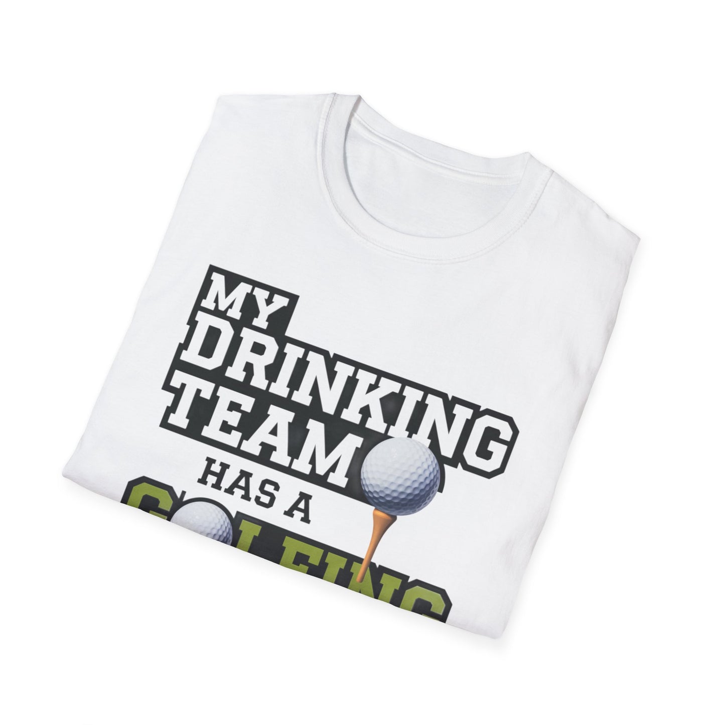 Funny Golfing Problem Unisex Softstyle T-Shirt