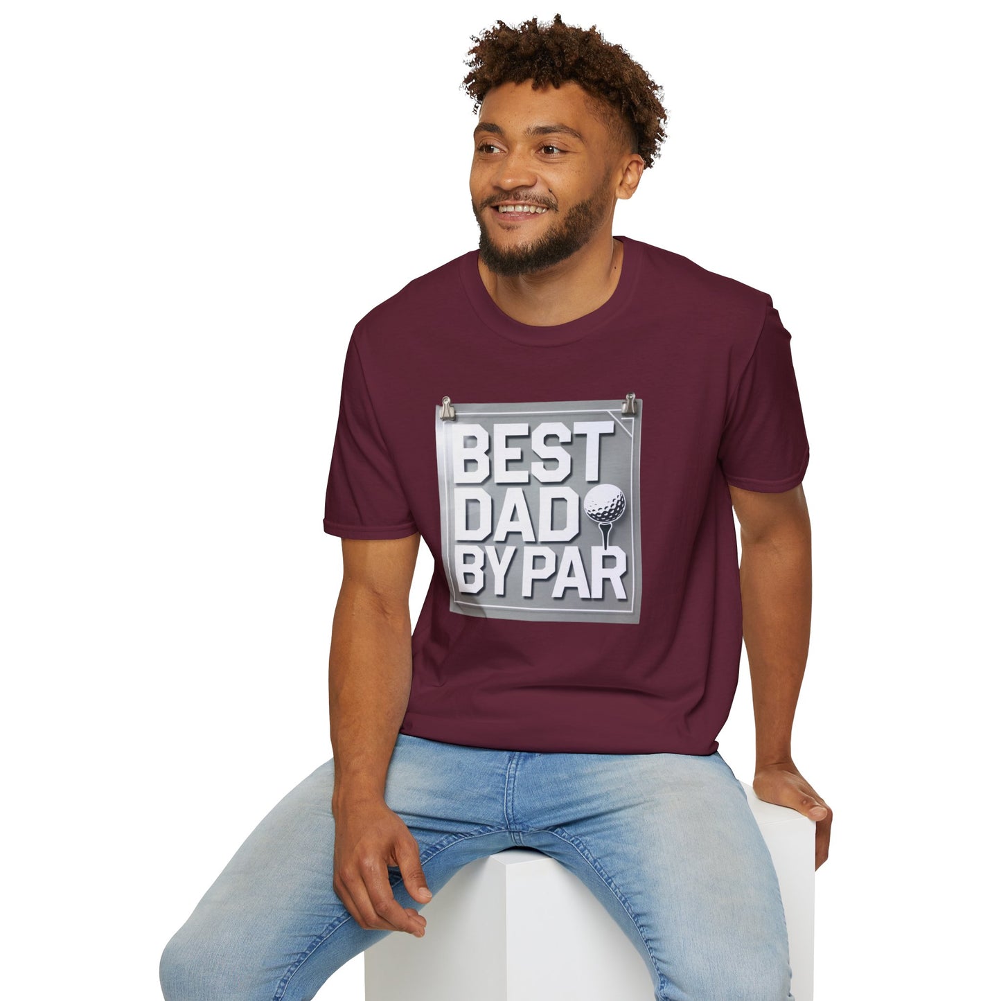 Best Dad by Par Unisex Softstyle T-Shirt - Perfect Father's Day Gift