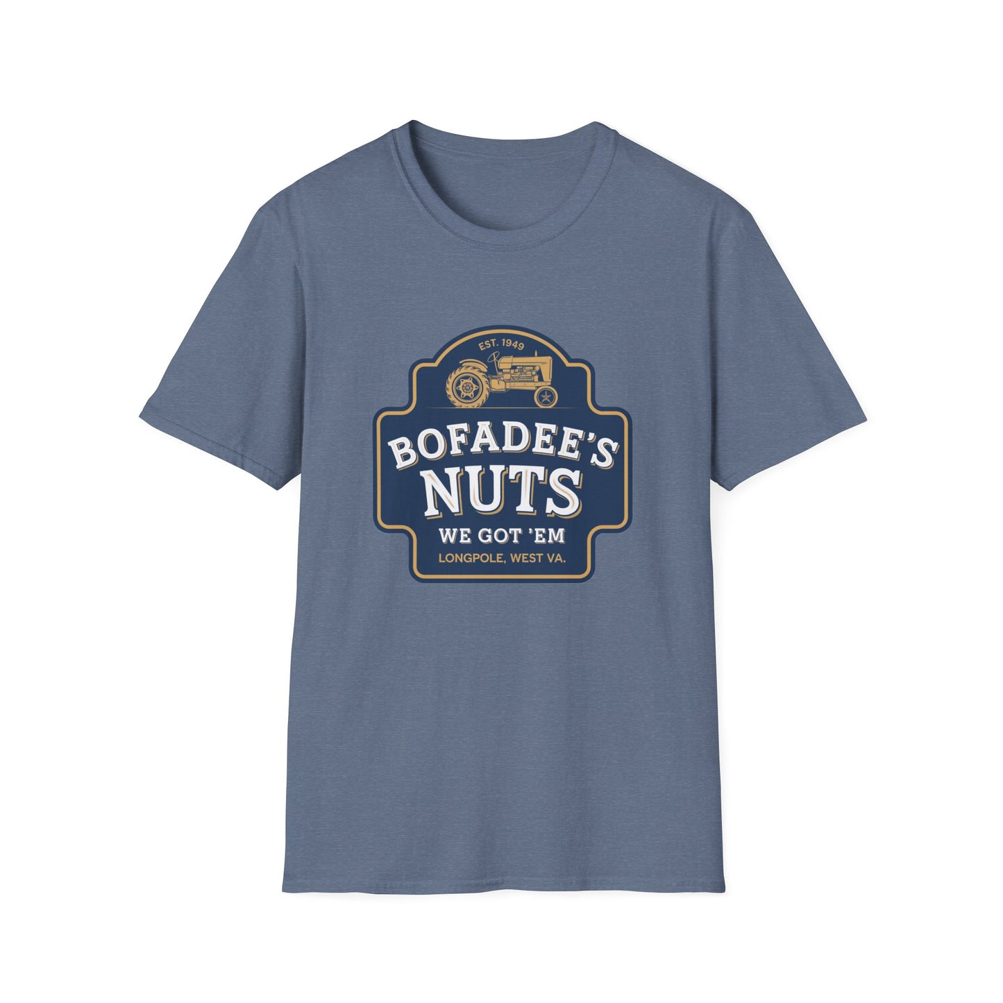 Vintage Bofadee's Nuts Unisex Softstyle T-Shirt - Fun and Casual Tees for All Occasions