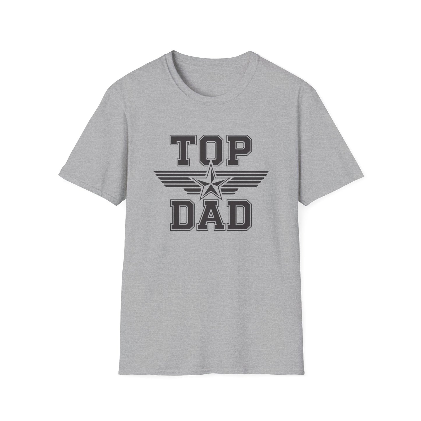 Top Dad Unisex Softstyle T-Shirt, Father's Day Gift, Casual Wear, Dad Shirt, Family Reunion Tee, Gift for Dad