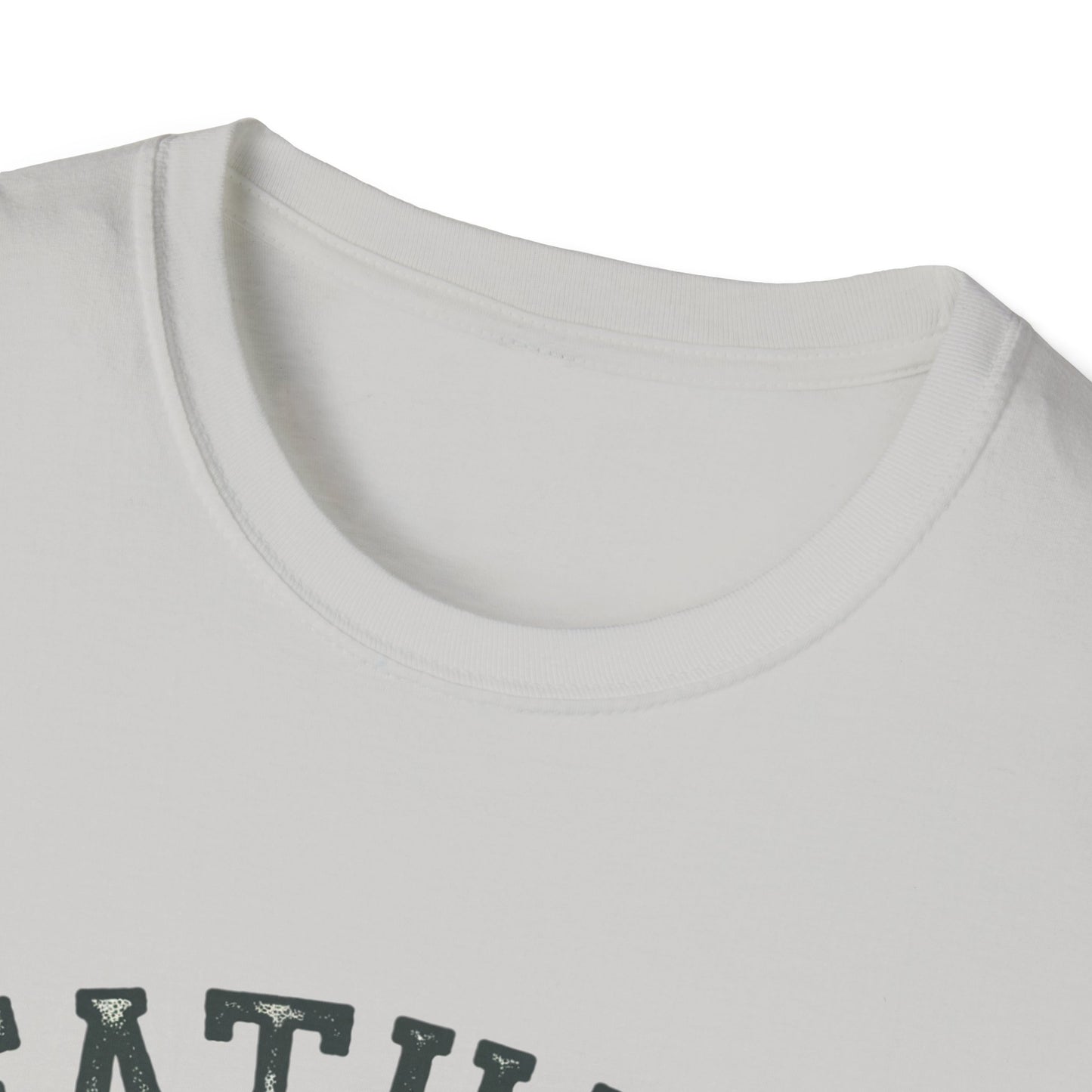 Father Mows Best Unisex Softstyle T-Shirt
