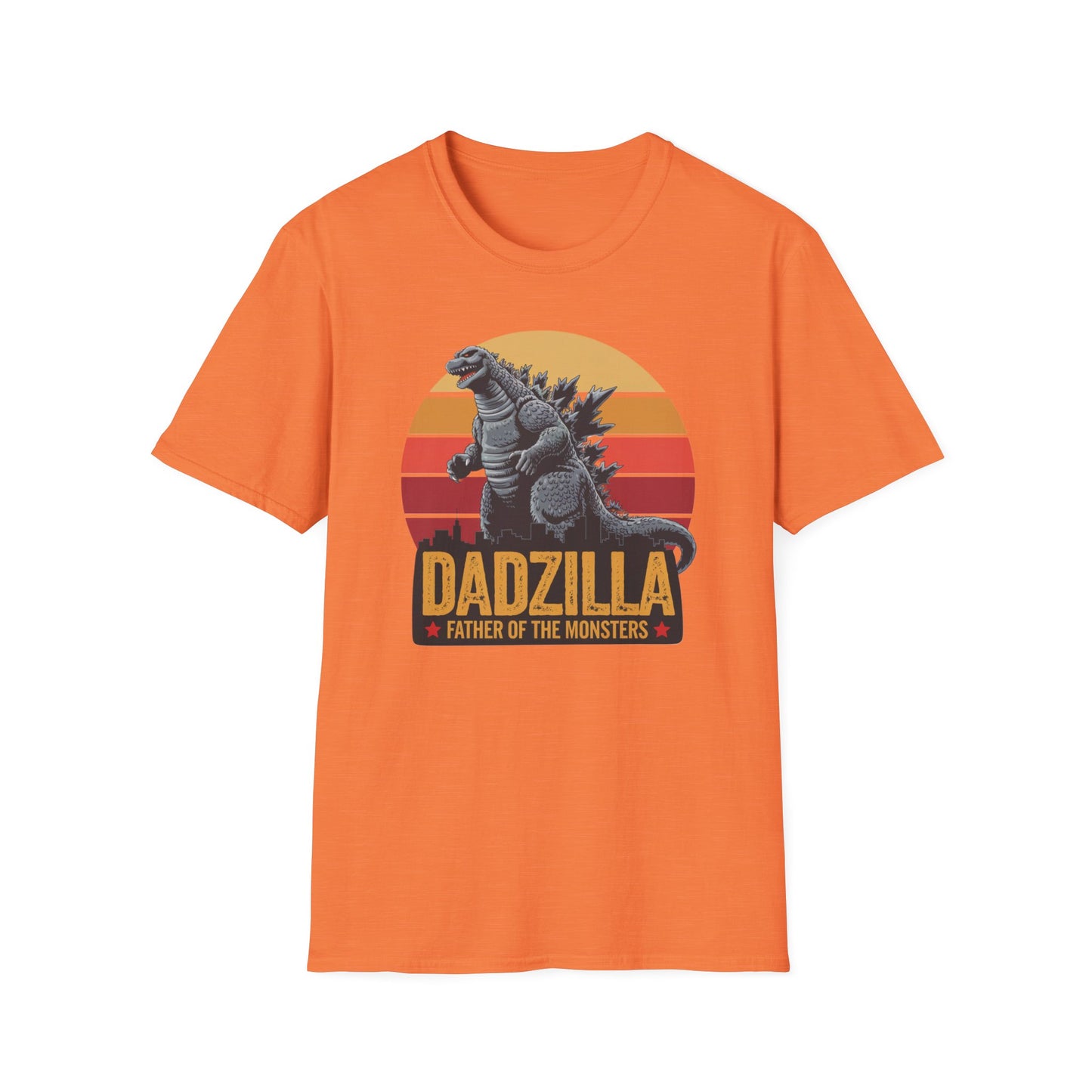 Dadzilla Tee - Unisex Softstyle T-Shirt for Dad Enthusiasts Fathers Day Gift