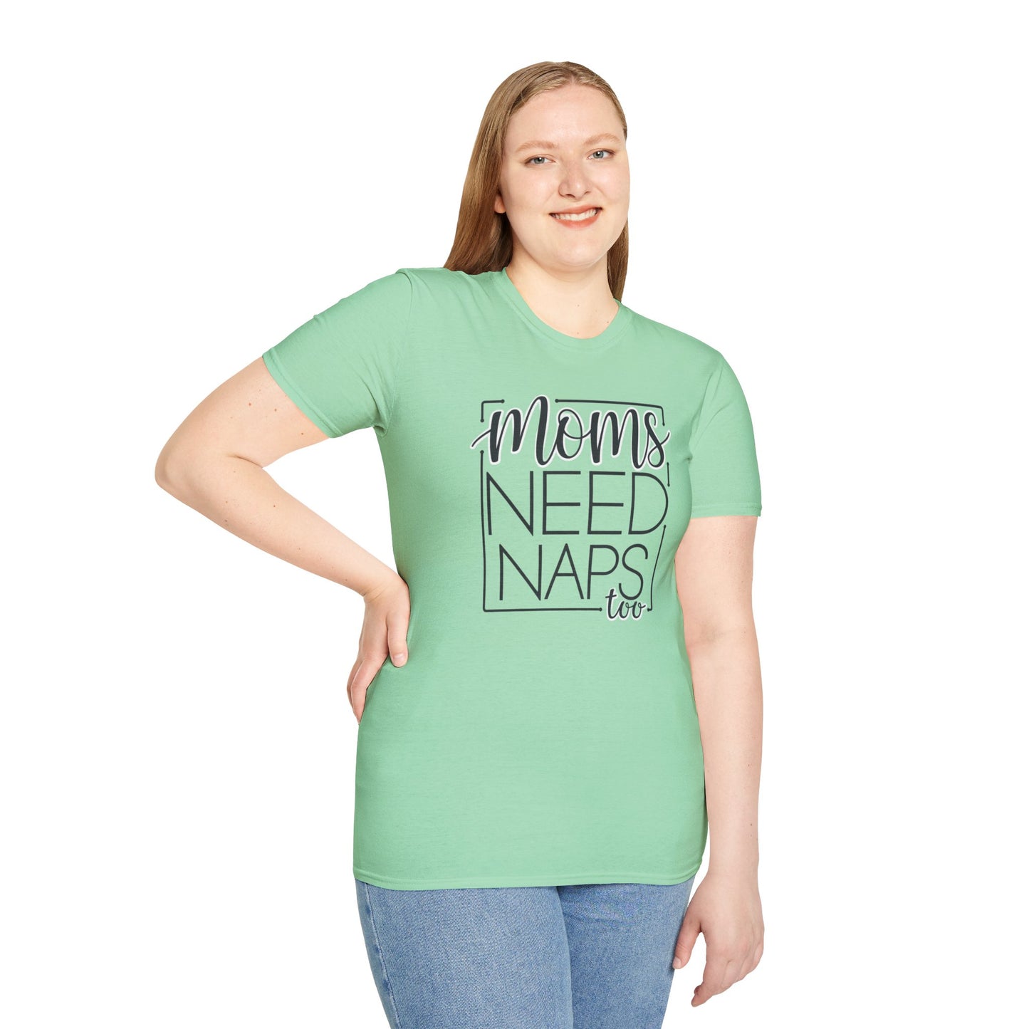 Moms Need Naps Too T-Shirt | Funny Mom Shirt, Gift for Mothers, Casual Tee, Relaxation Apparel, Mother's Day Gift