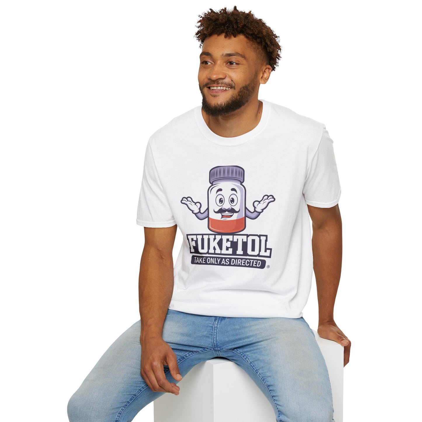 FUKETOL Unisex Softstyle T-Shirt - Fun and Playful Graphic Tee
