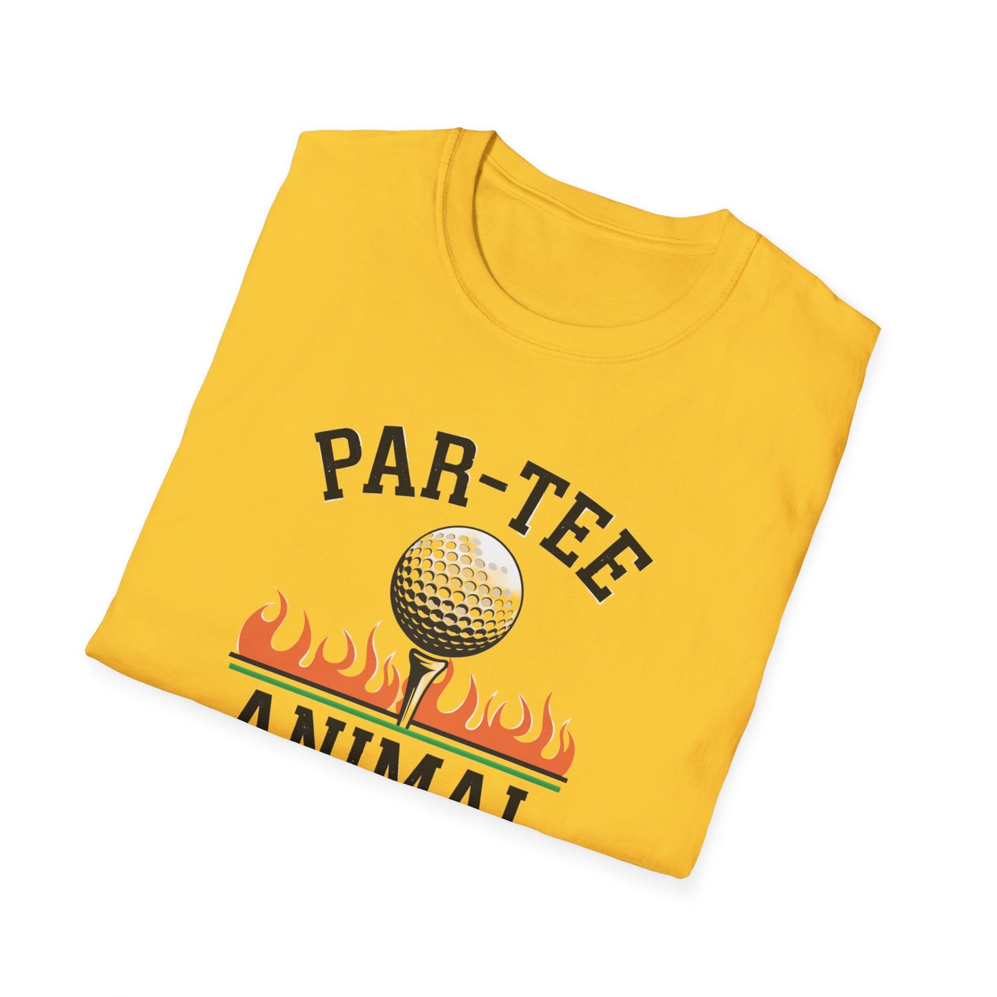 Par-Tee Animal Unisex Softstyle T-Shirt - Fun Golf Tee for Golf Lovers