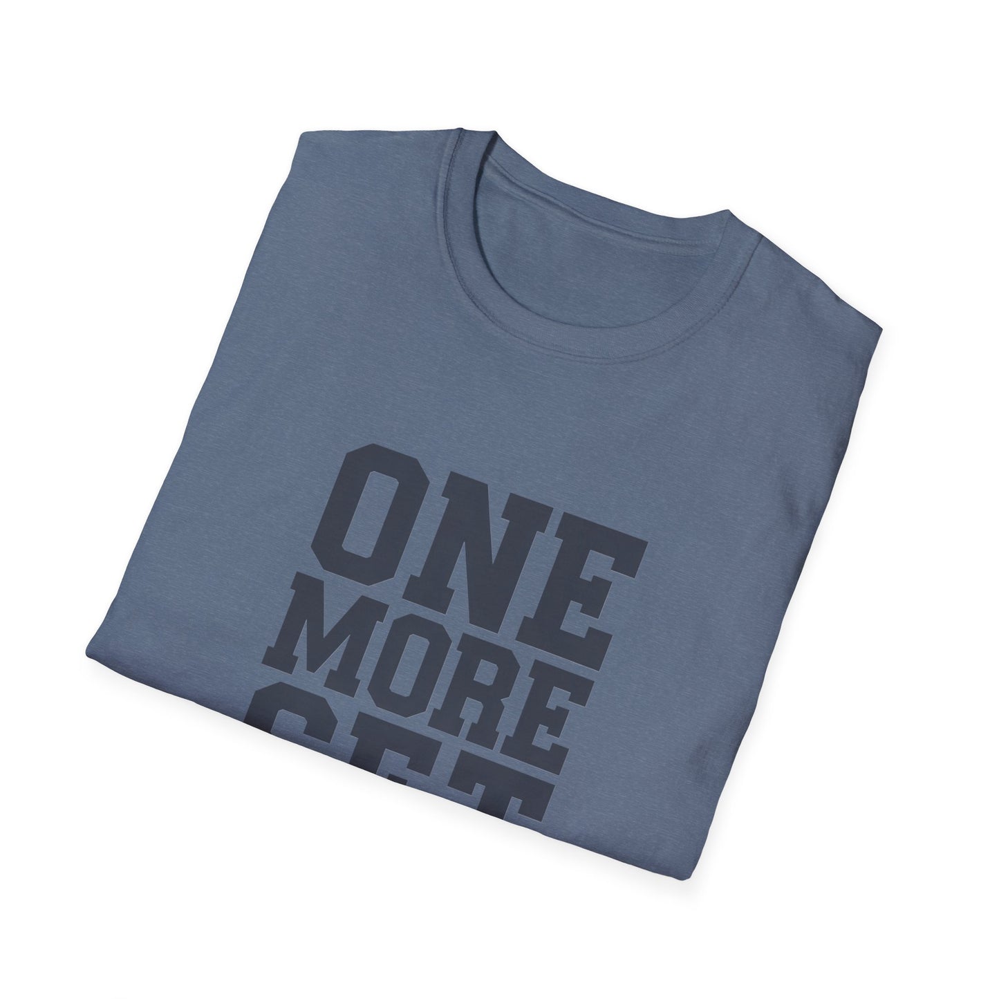 Motivational Fitness T-Shirt - 'One More Set' Unisex Softstyle Tee