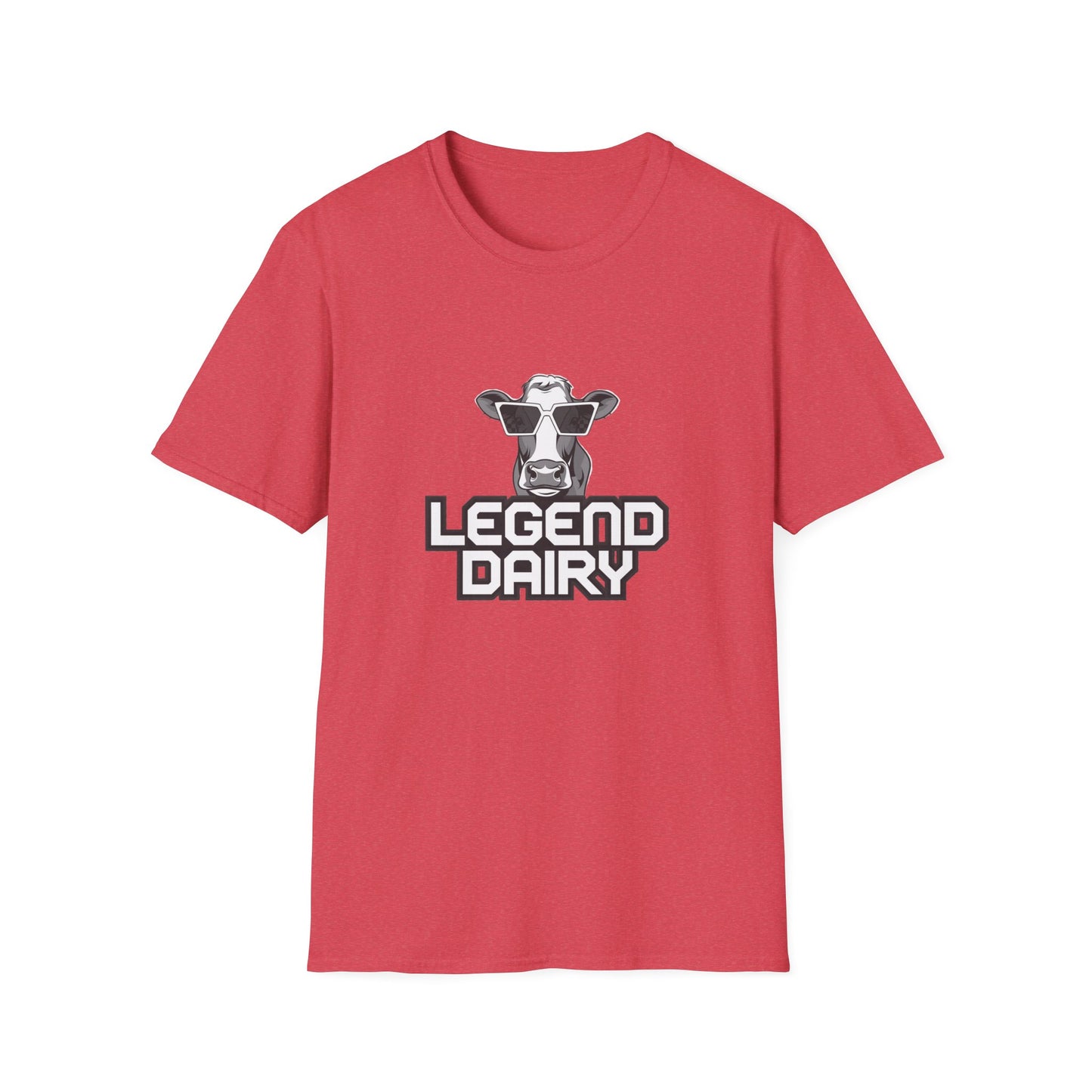 Legend Dairy Unisex Softstyle T-Shirt - Fun Cow Graphic Tee