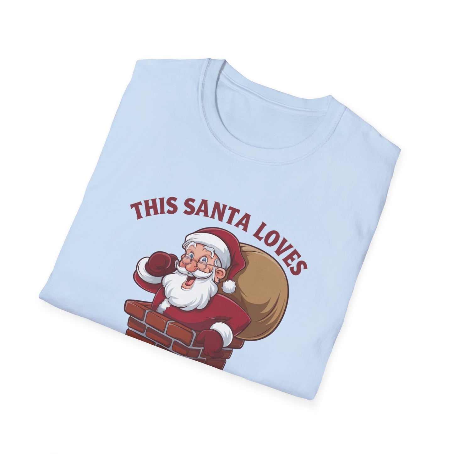 Funny Christmas Santa T-Shirt, Holiday Tee, Unisex Shirt, Christmas Gift, Humor Apparel, Festive Outfit