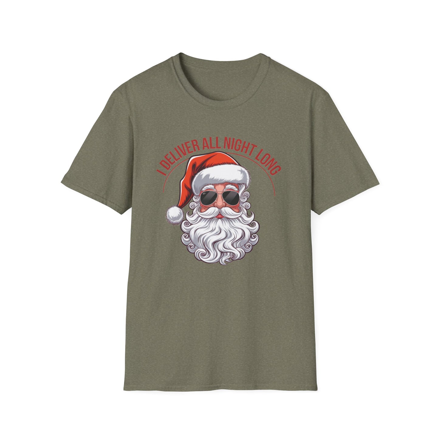 Santa Delivery T-Shirt, Funny Christmas Shirt, Holiday Gift, Relaxed Fit Tee, Unisex Tee for Christmas Lovers