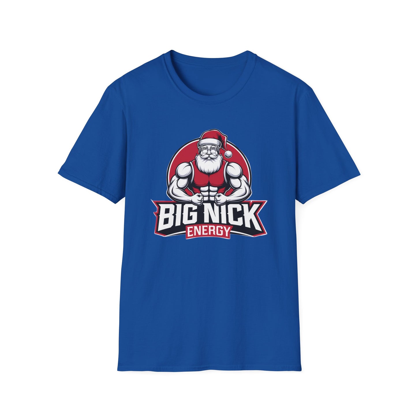Christmas Muscle Santa Unisex T-Shirt, Holiday Gift, Funny Tee, Santa Outfit, Christmas Apparel