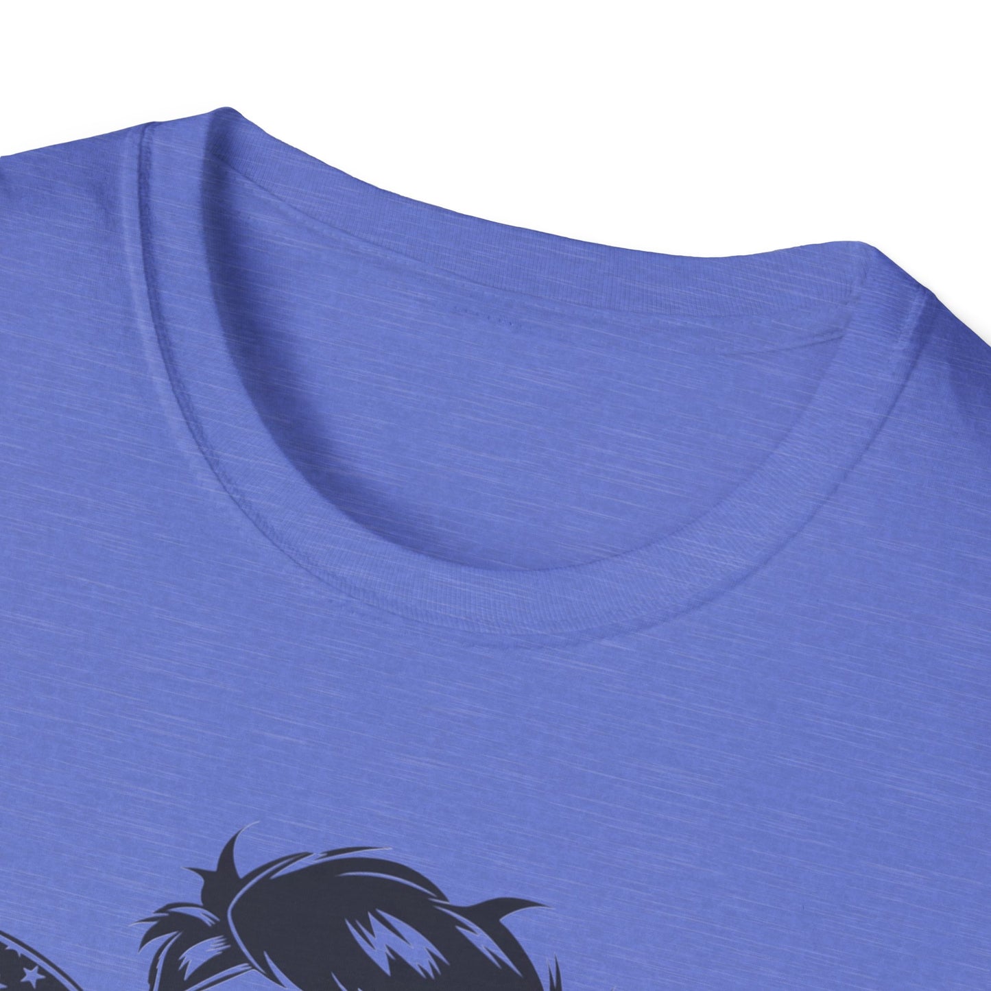 Merica Graphic T-Shirt - Softstyle Unisex Tee for Independence Day & Casual Wear