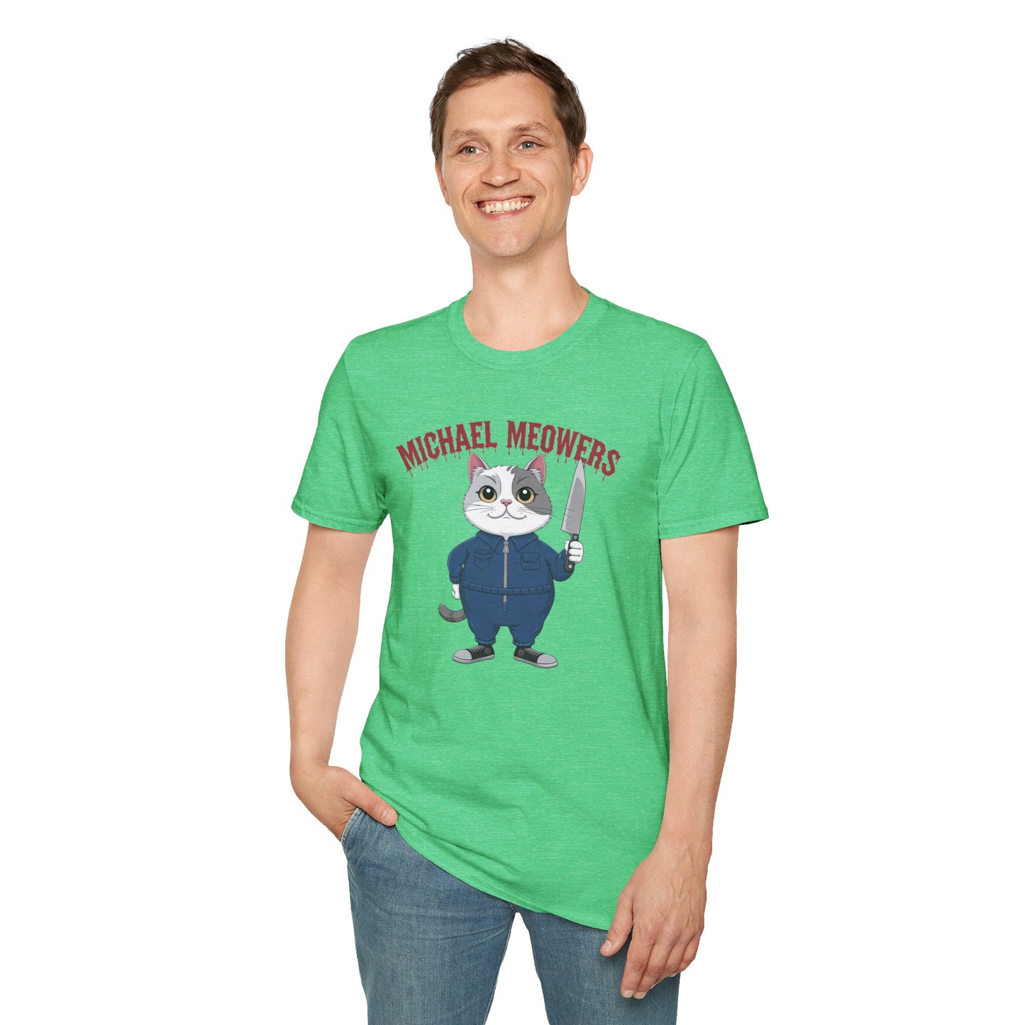 Funny Cat Graphic Tee, Unisex Softstyle T-Shirt, Pet Lovers Gift, Birthday Present, Cute Cat Shirt, Casual Wear