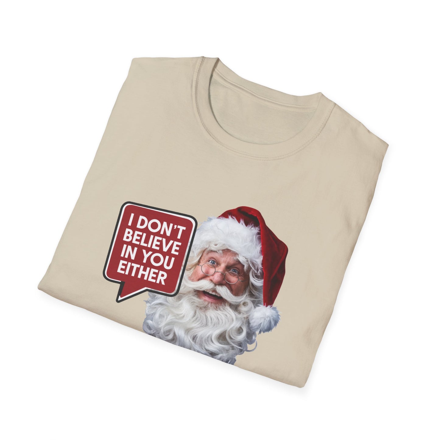 Funny Santa Holiday T-Shirt, Christmas Gift for Adults, Unisex Tee, Humor Shirt, Festive Wear, Winter Apparel