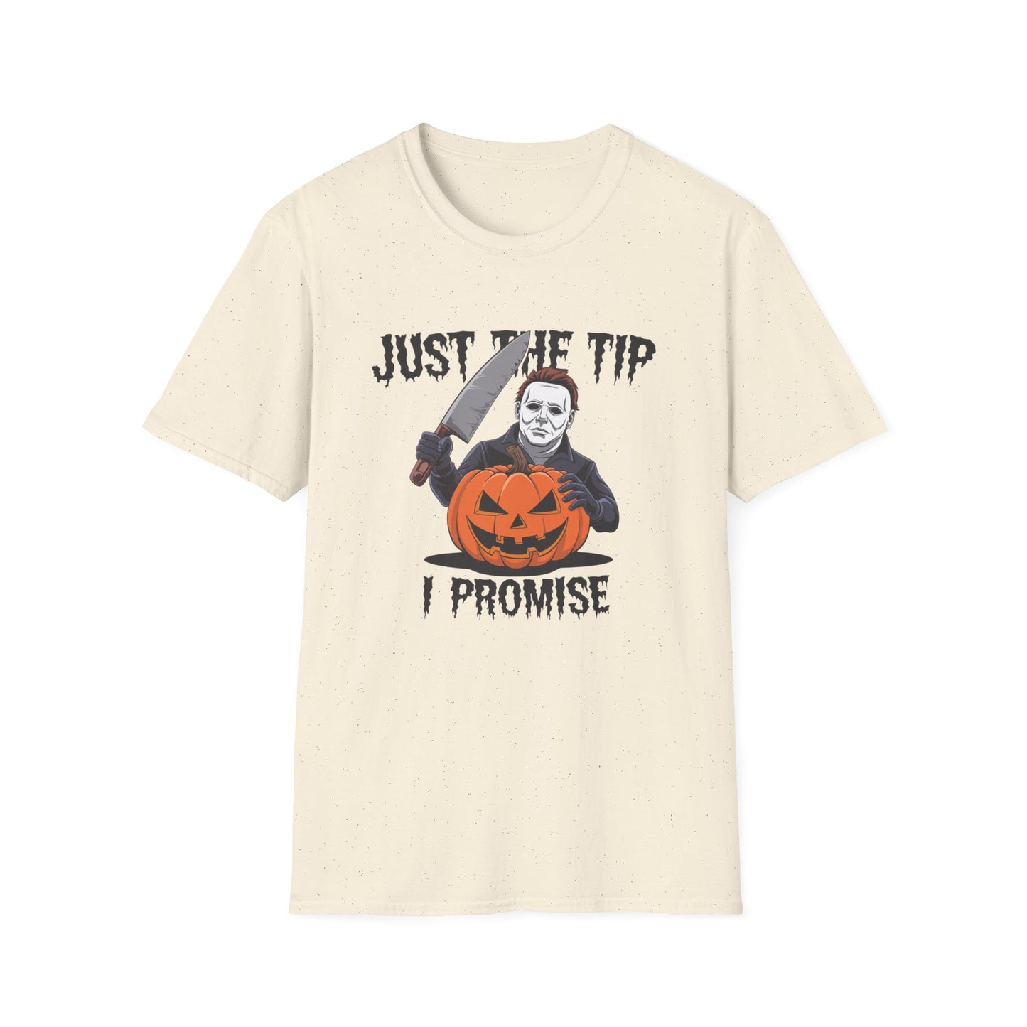 Funny Halloween T-Shirt, Unisex Graphic Tee, Halloween Costume, Pumpkin Carving Shirt, Trick or Treat Apparel, Just the Tip Design