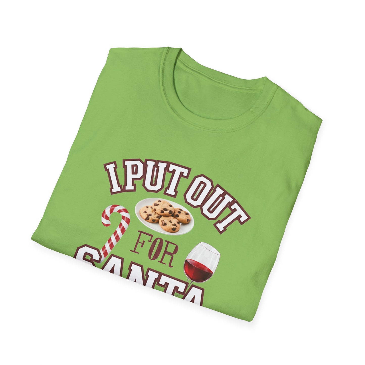 I Put Out for Santa Unisex T-Shirt | Funny Christmas Tee, Holiday Gift, Baking Shirt, Santa Apparel, Xmas Humor Shirt