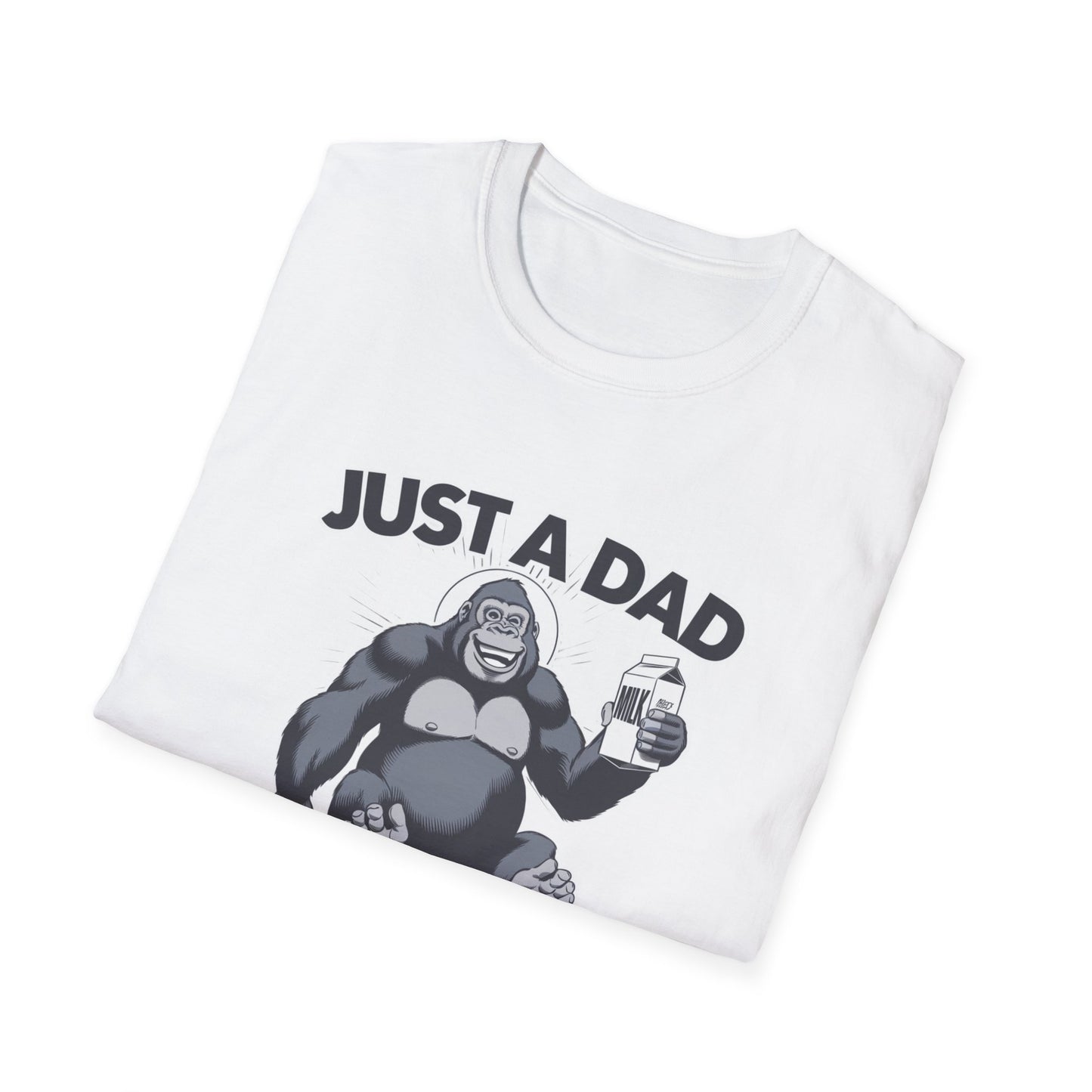 Just a Dad Unisex Softstyle T-Shirt - Humorous Father's Day Gift, Comfortable Casual Wear