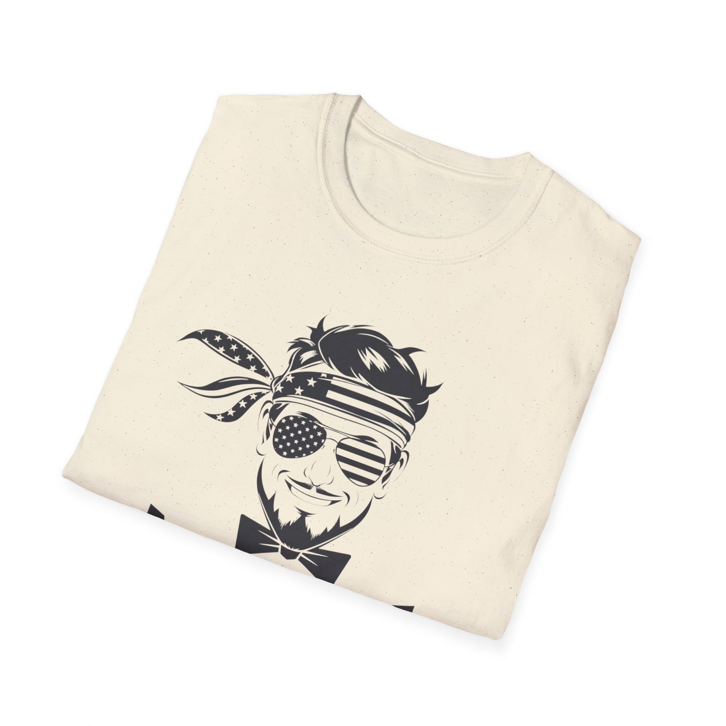 Merica Graphic T-Shirt - Softstyle Unisex Tee for Independence Day & Casual Wear
