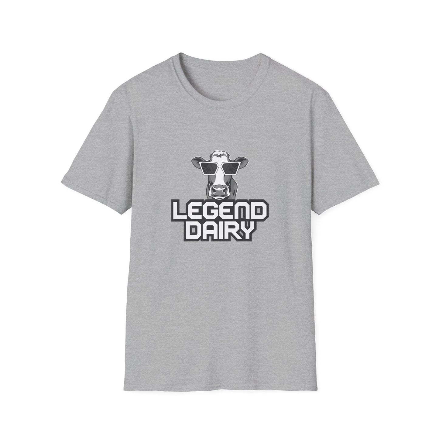 Legend Dairy Unisex Softstyle T-Shirt - Fun Cow Graphic Tee