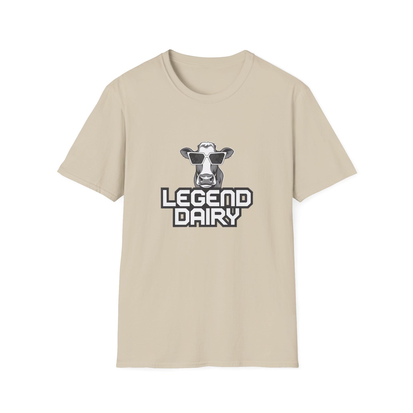 Legend Dairy Unisex Softstyle T-Shirt - Fun Cow Graphic Tee