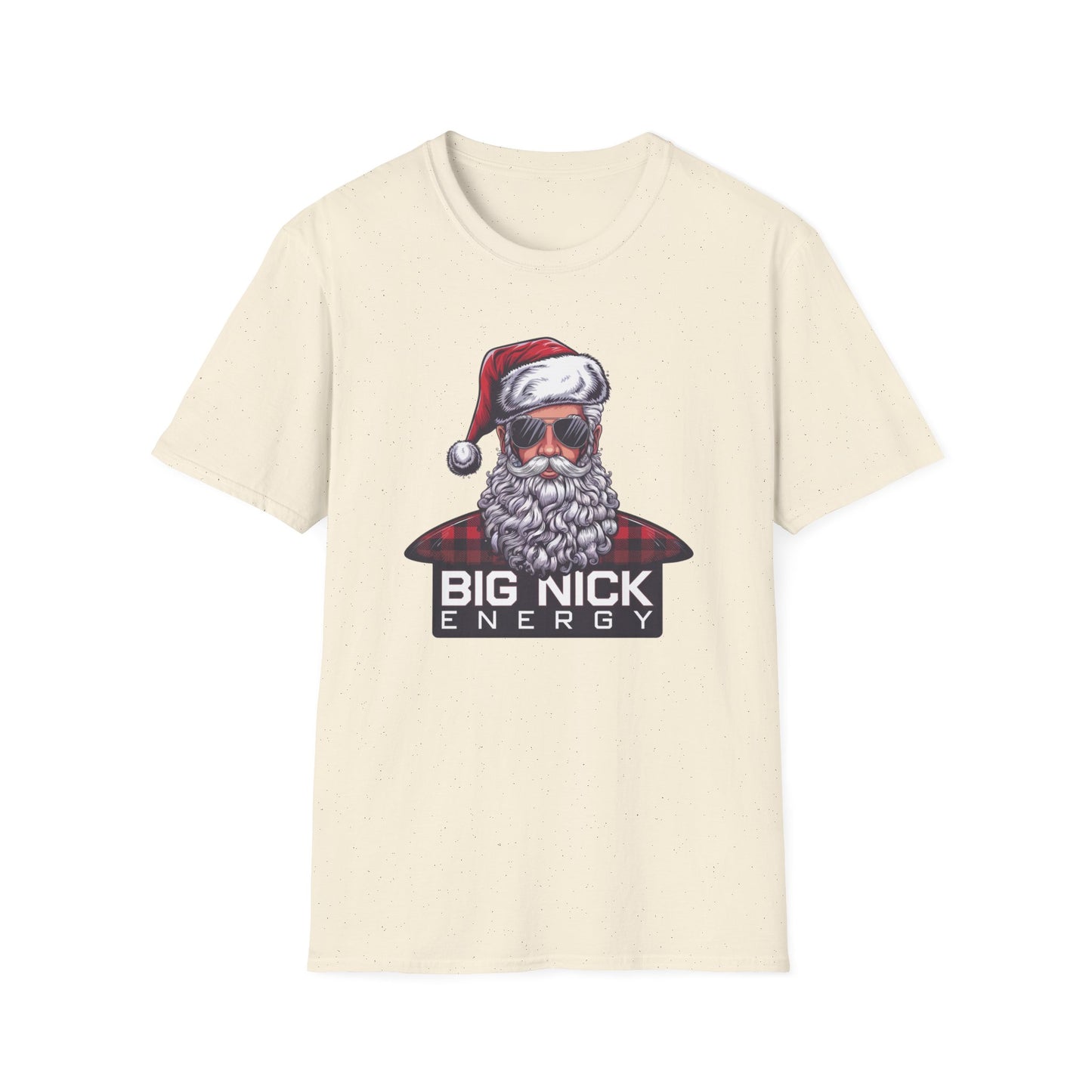 Christmas Santa T-Shirt, Funny Holiday Shirt, Unisex Gift, Festive Apparel, Big Nick Energy Tee
