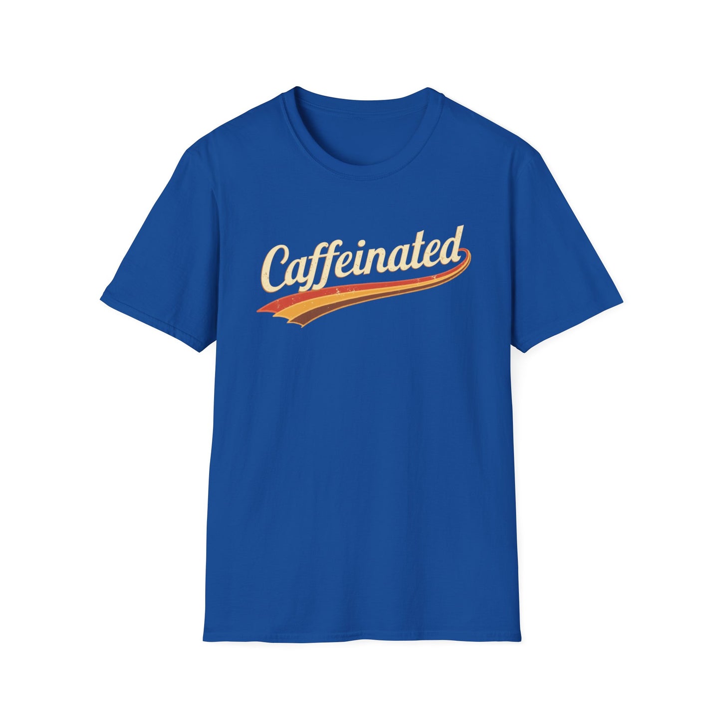 Caffeinated Unisex T-Shirt - Softstyle Casual Tee, Coffee Lover Gift, Daily Wear, Birthday Present, Relaxed Fit