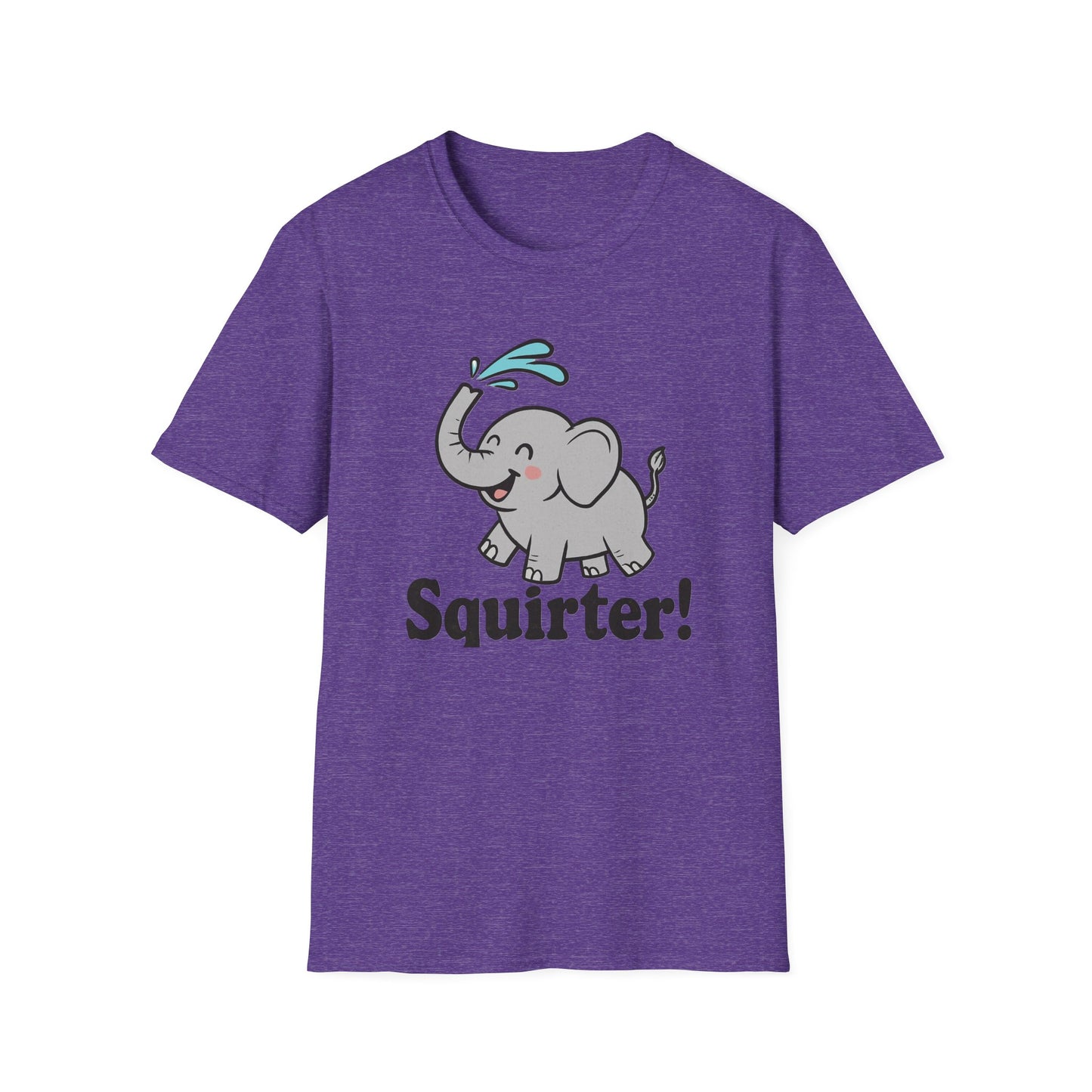 Funny Elephant T-Shirt - Squirter! Tee for Animal Lovers, Gift for Kids, Birthday Party Shirt, Unisex Graphic Tee